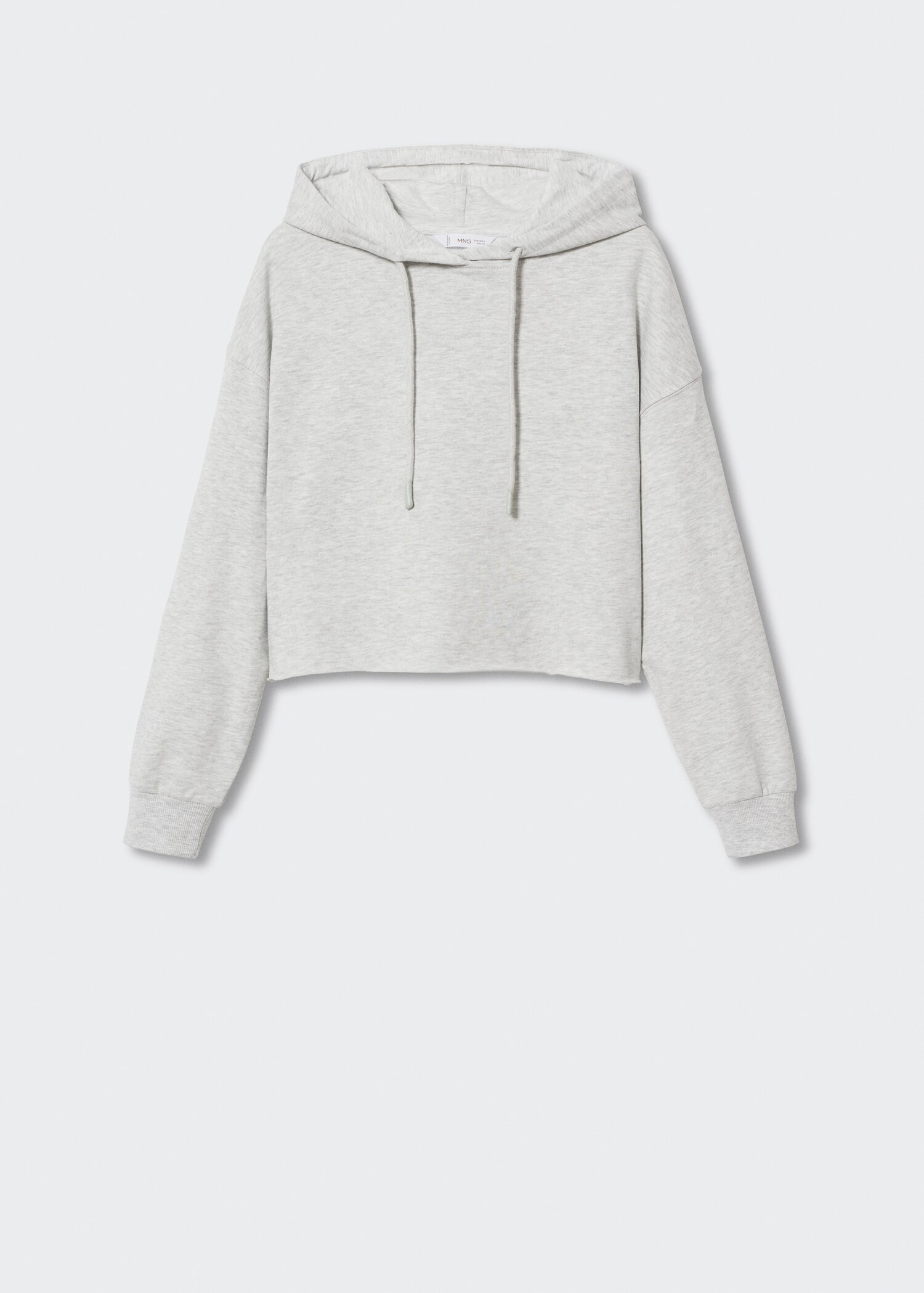 Kort sweatshirt huva - Artikel utan modell
