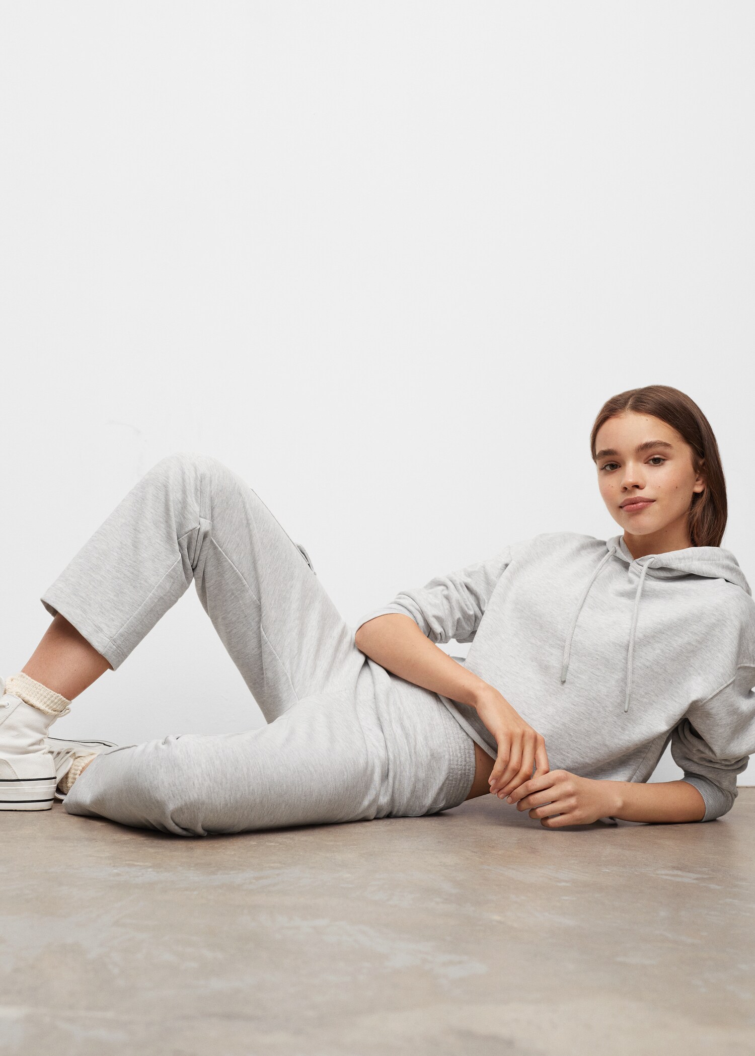 Kort sweatshirt huva - Detaljer om artikeln 2