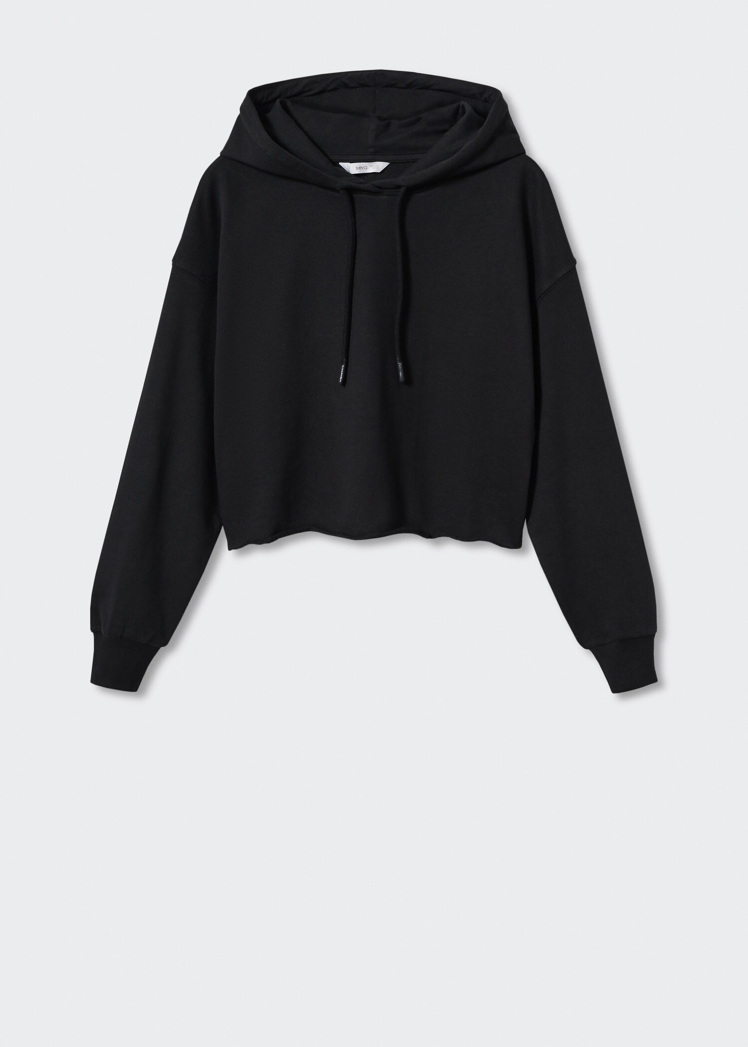 Kort sweatshirt huva - Artikel utan modell