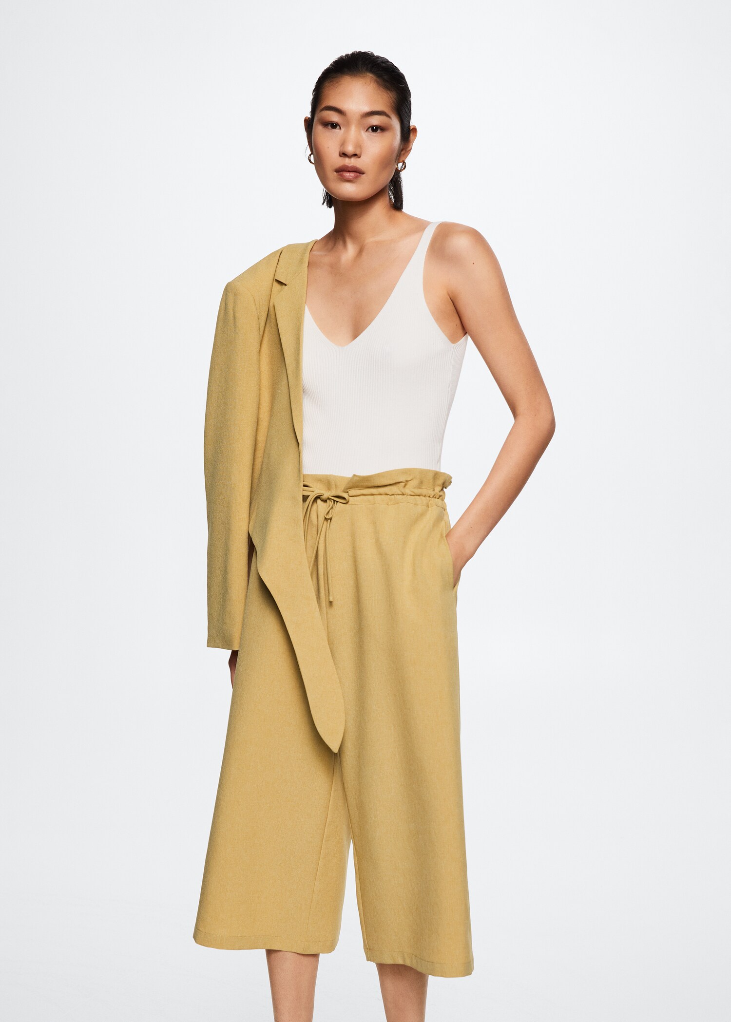 Fluid culotte trousers - Details of the article 1