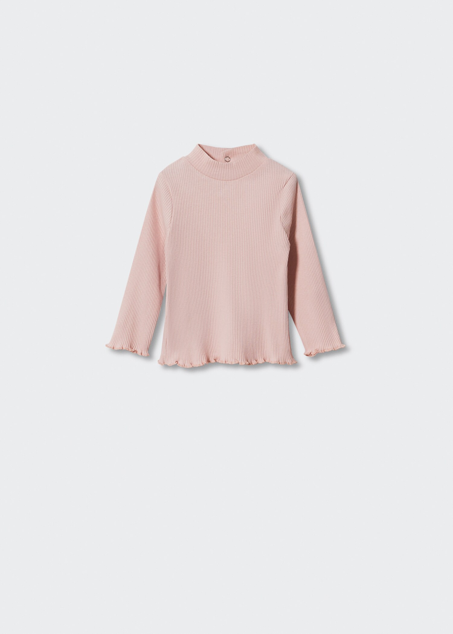Camiseta canalé cuello alto - Artículo sin modelo