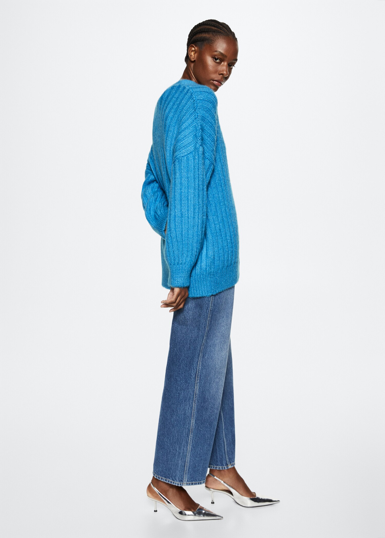 Cardigan oversize cu nasturi - Detaliu al articolului 2