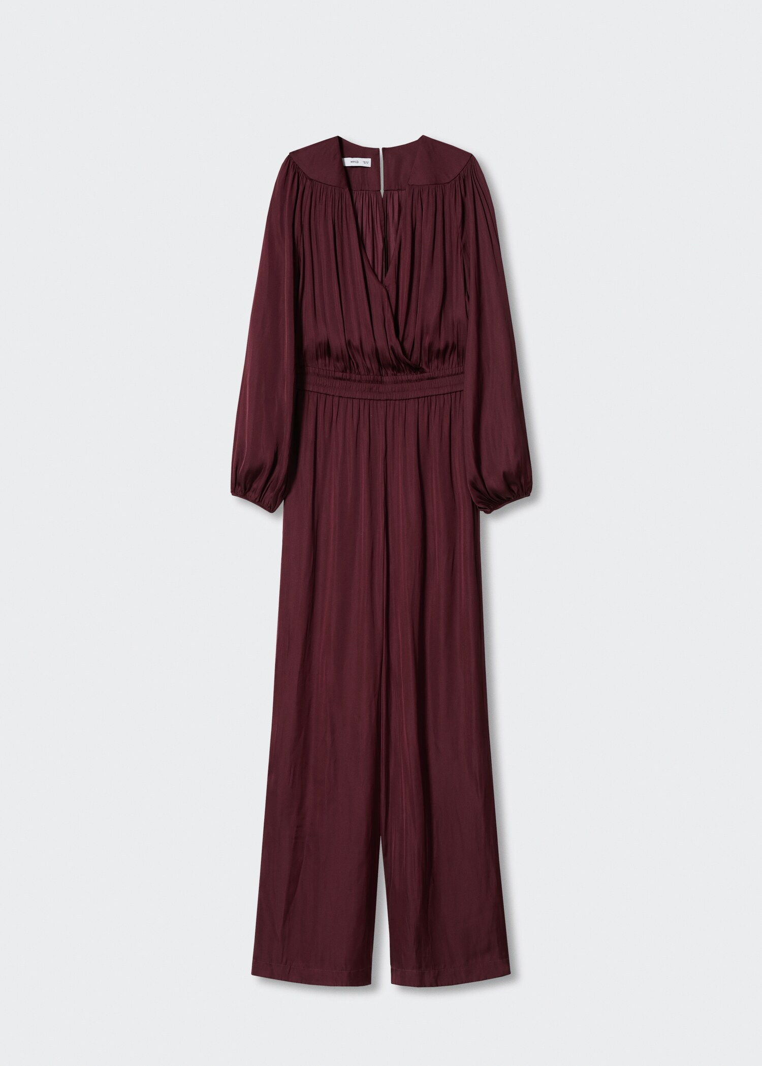 Lang satinert jumpsuit - Artikkel uten modell