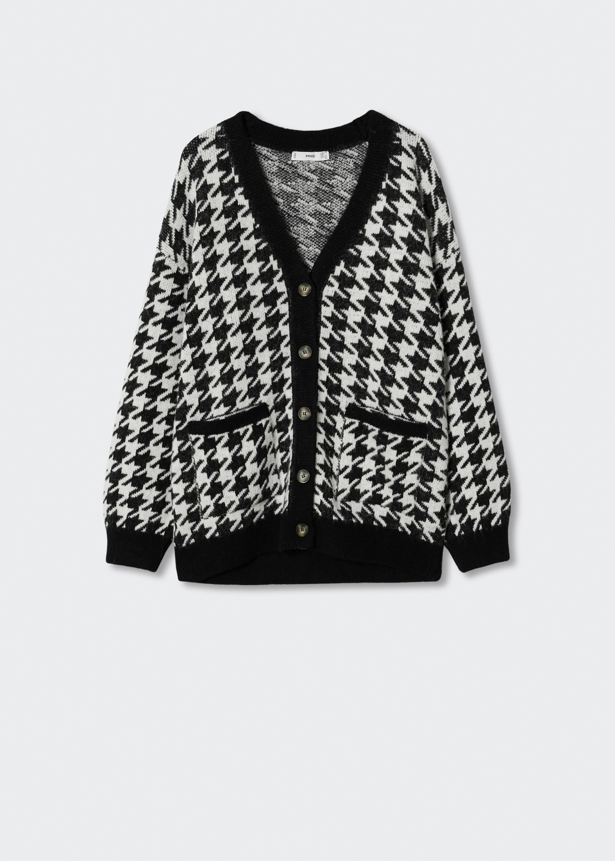 Houndstooth cardigan - Article without model