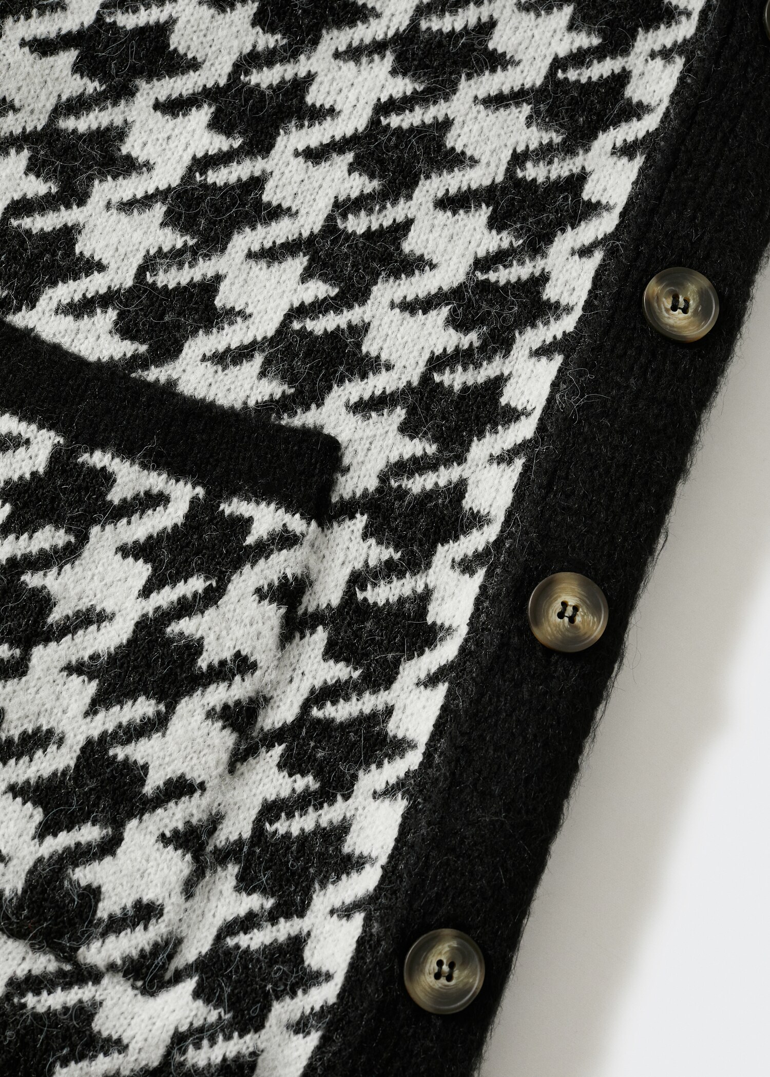 Houndstooth cardigan - Details of the article 8
