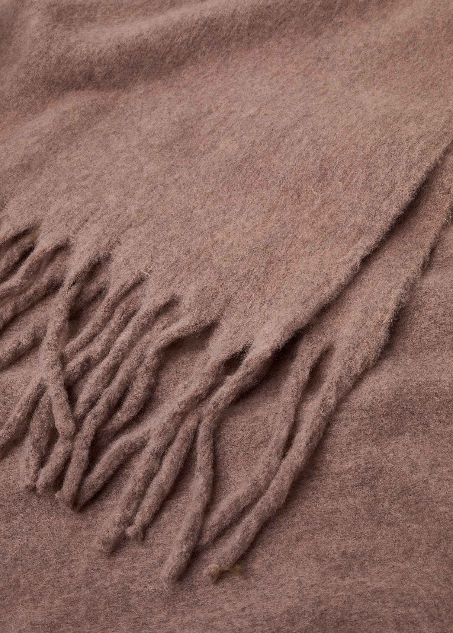 Fringed blanket 55.12x74.8 in - Medium plane