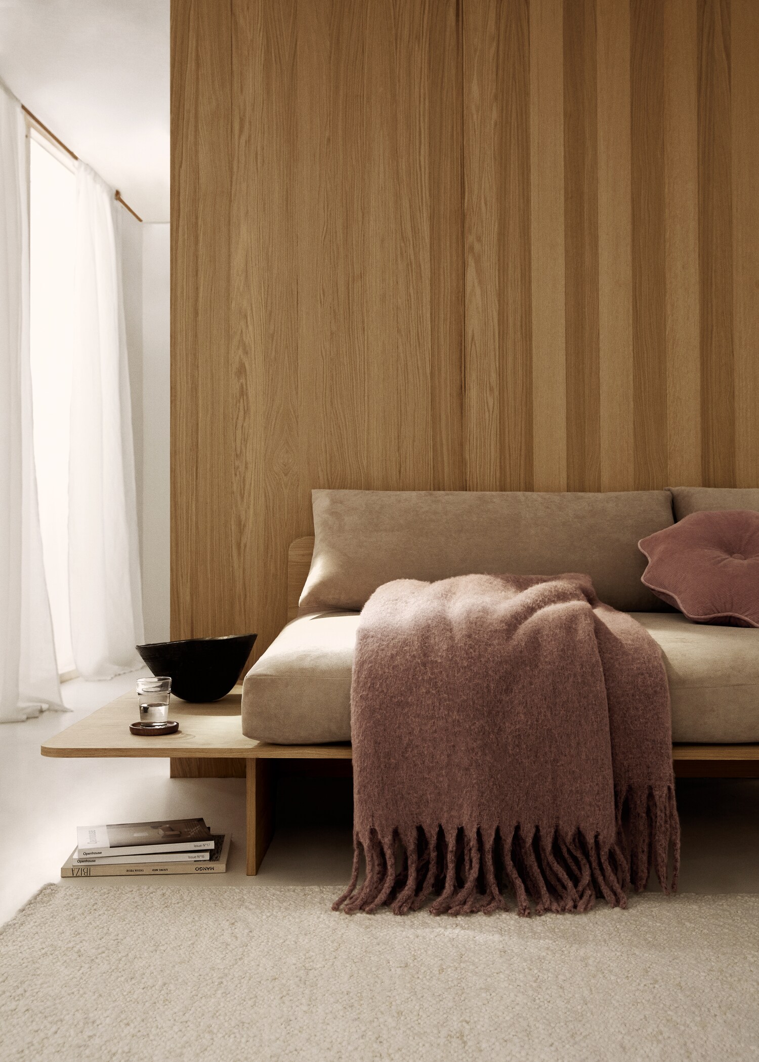 Fringed blanket 55.12x74.8 in - Details of the article 8