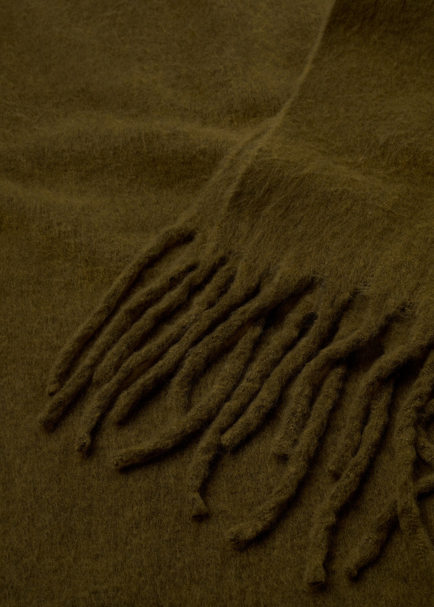 Fringed blanket 55.12x74.8 in - Medium plane
