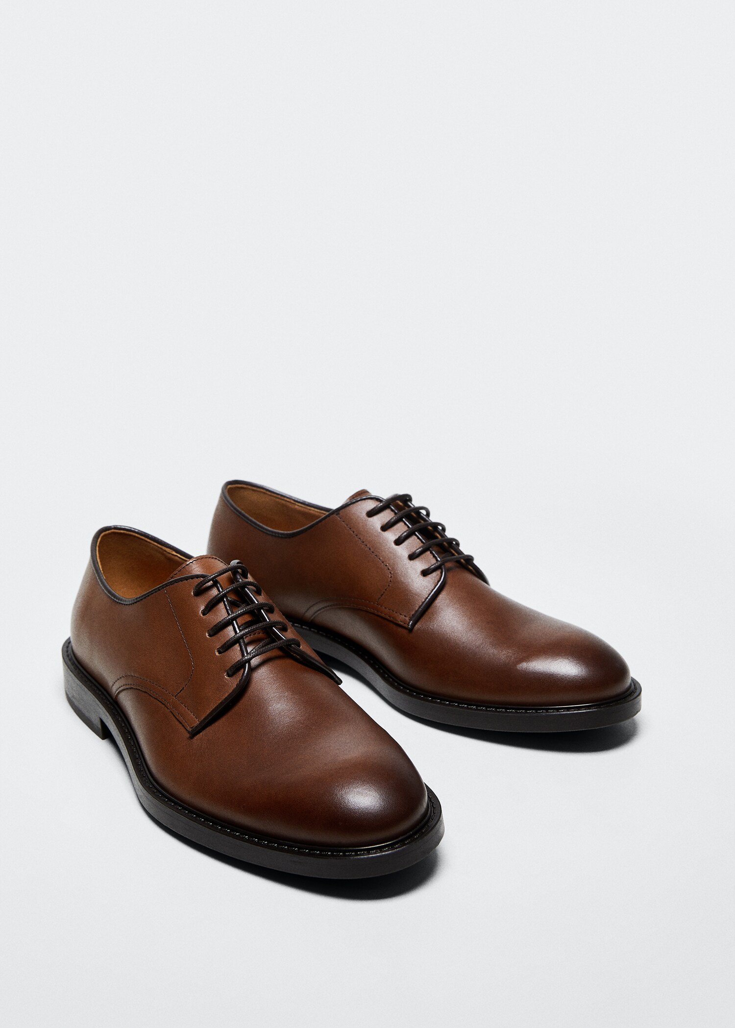 Leather suit shoes - Medium plane