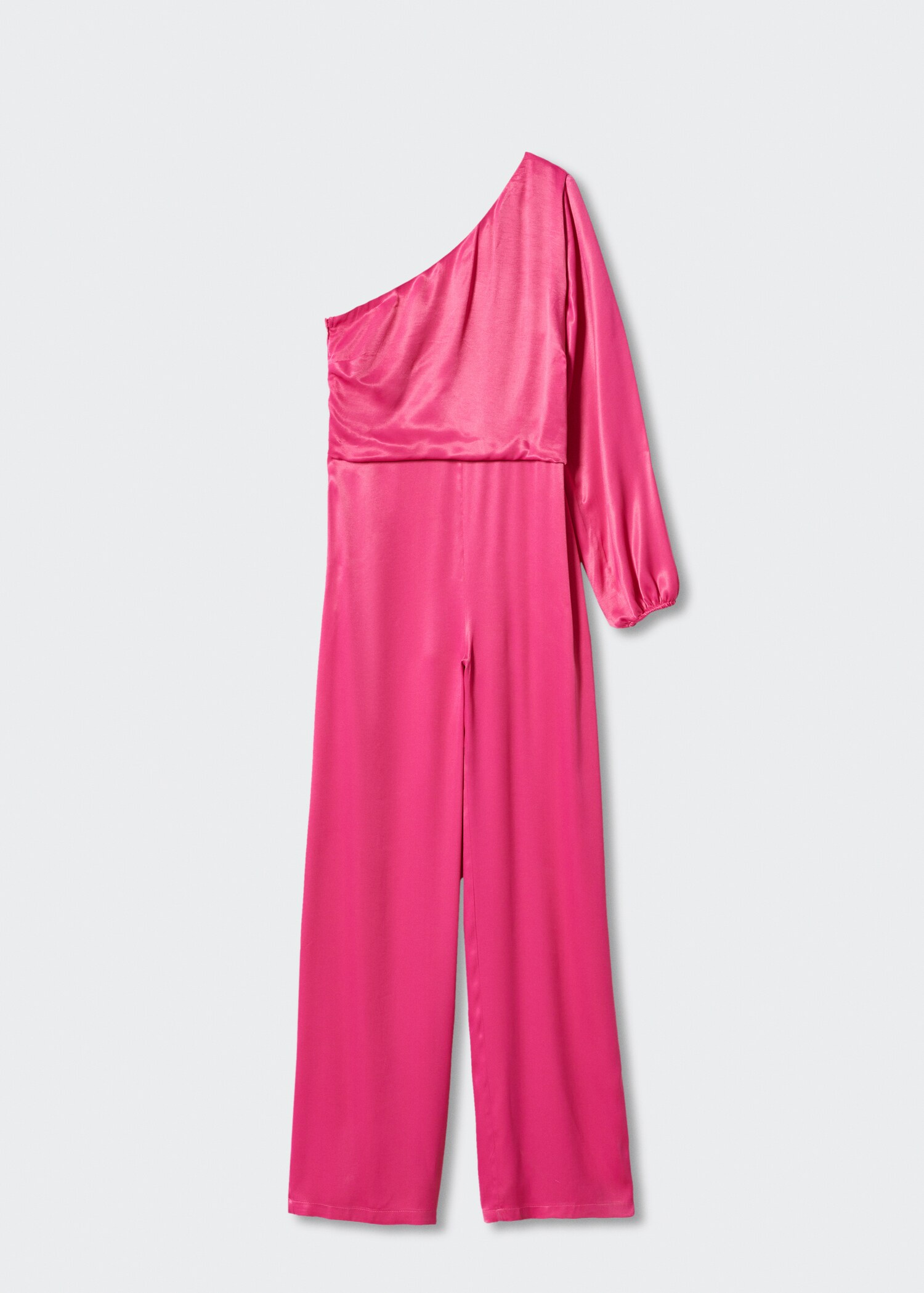 Asymmetrischer Satin-Jumpsuit - Artikel ohne Model