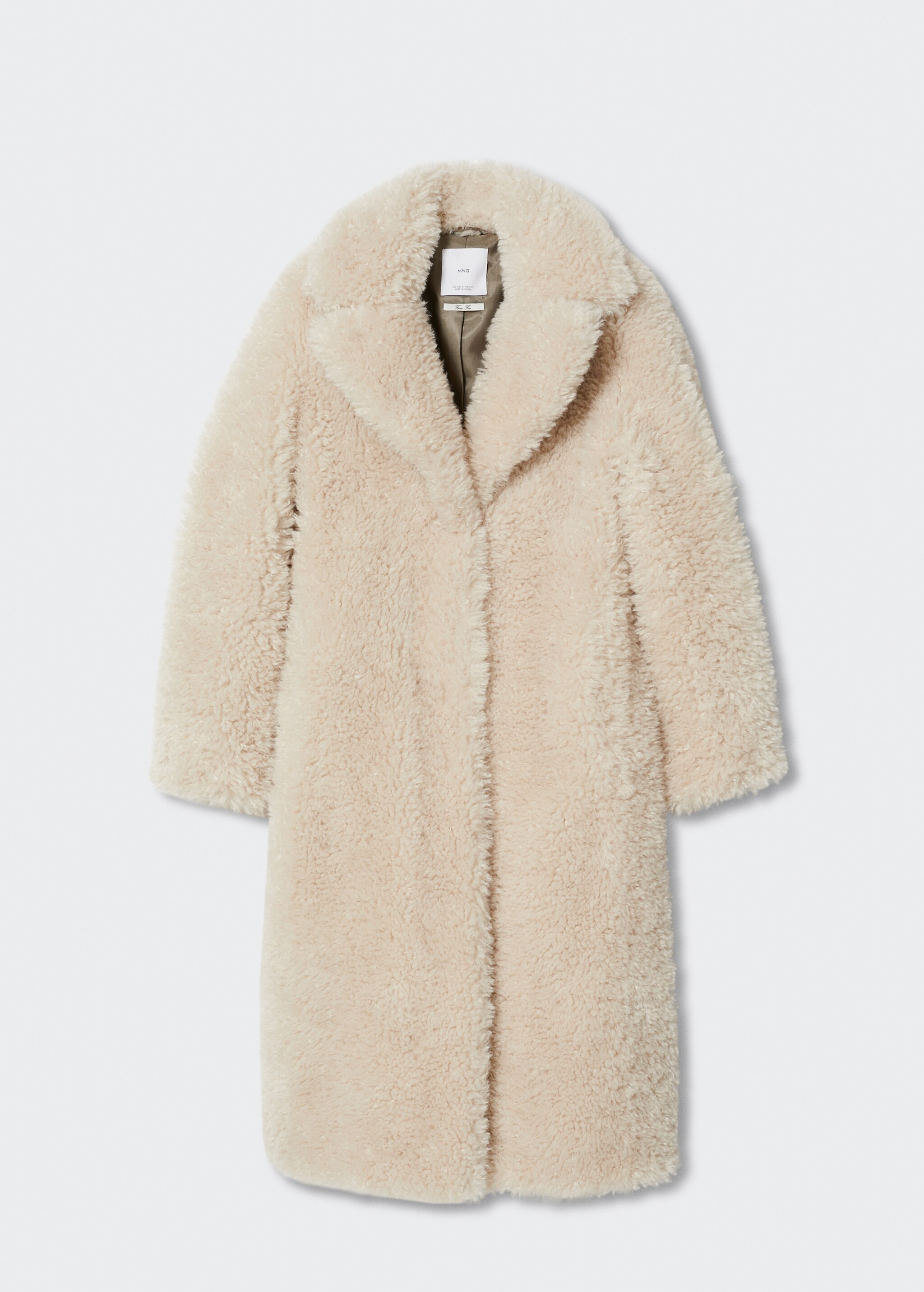 Fur bouclé coat - Article without model