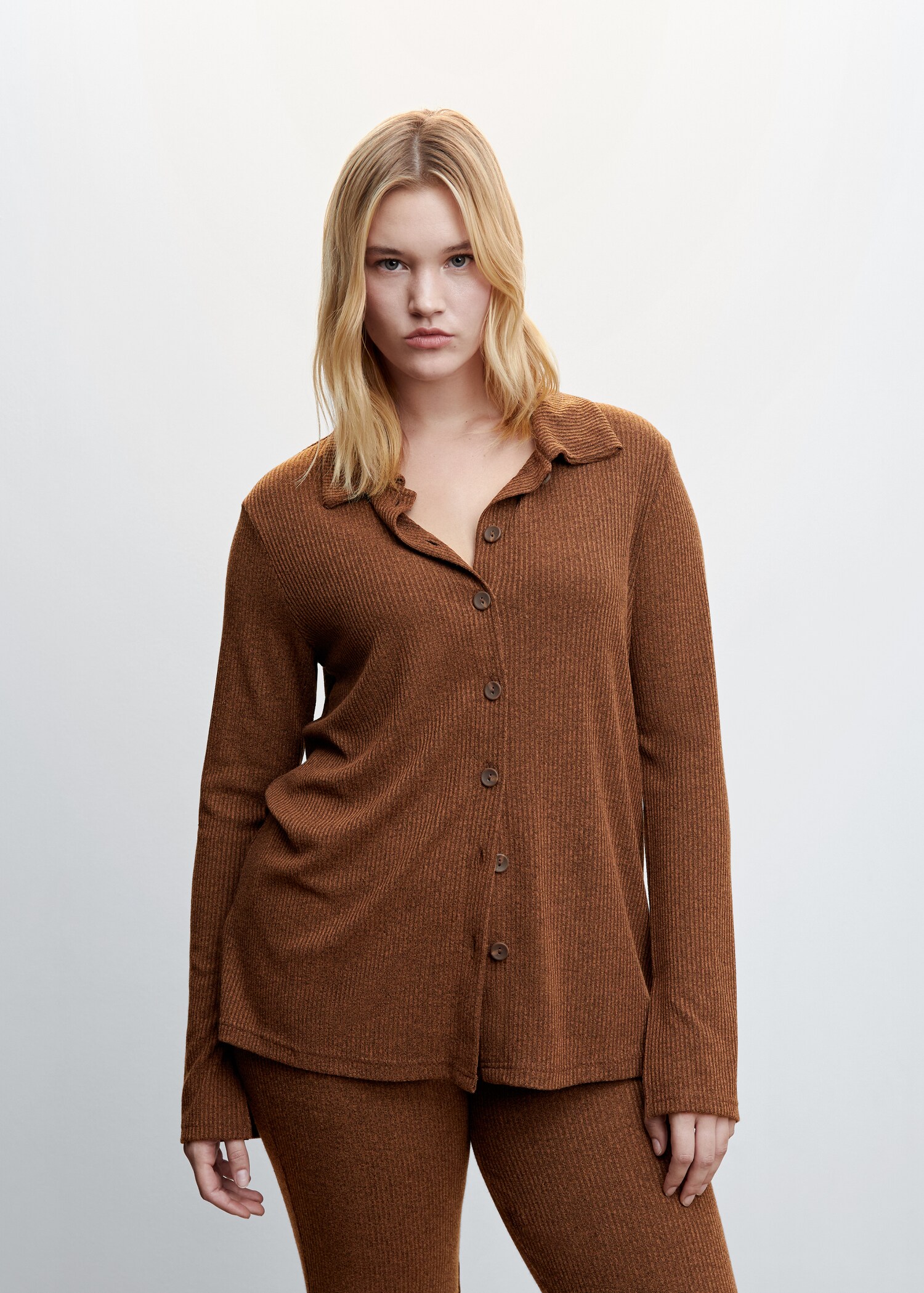 Camisa canalé botons - Detall de l'article 5