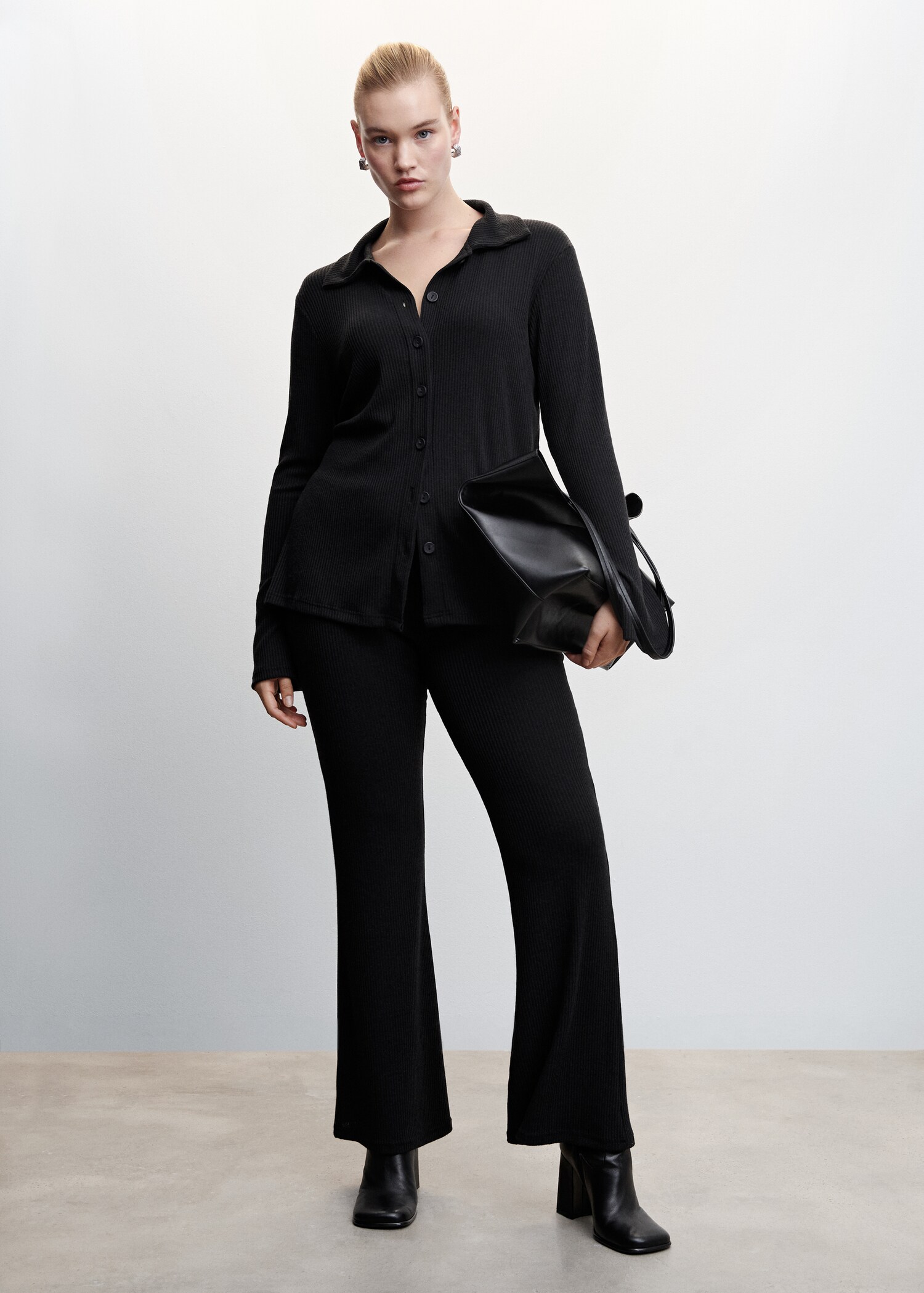 Camisa canalé botons - Detall de l'article 3