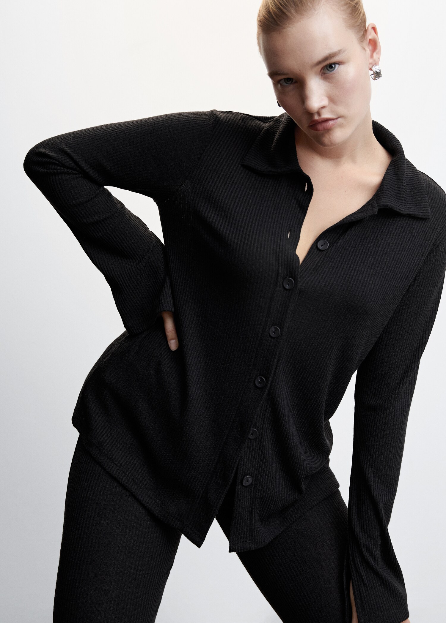 Camisa canalé botons - Detall de l'article 5
