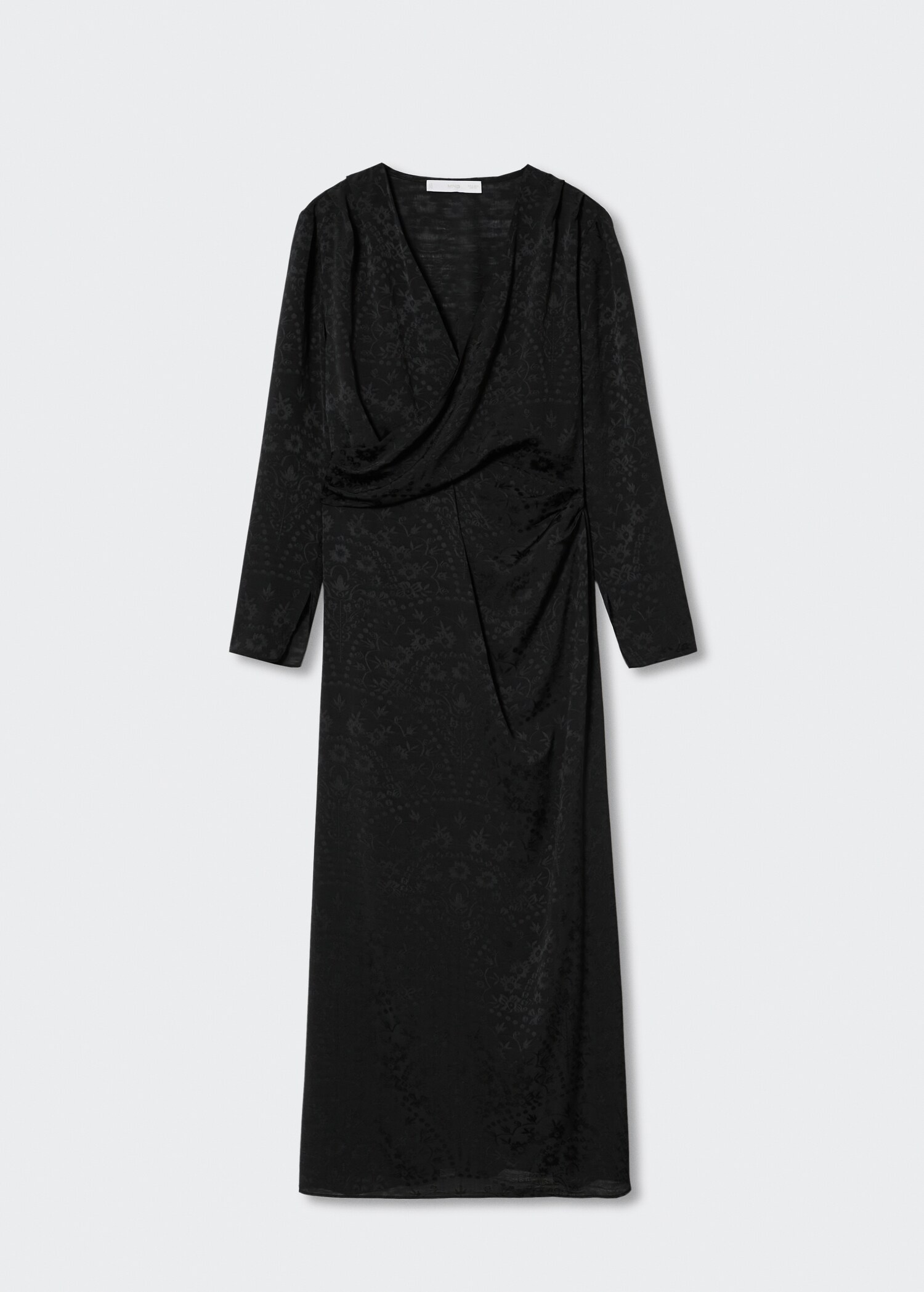 Vestido negro satinado - Artículo sin modelo