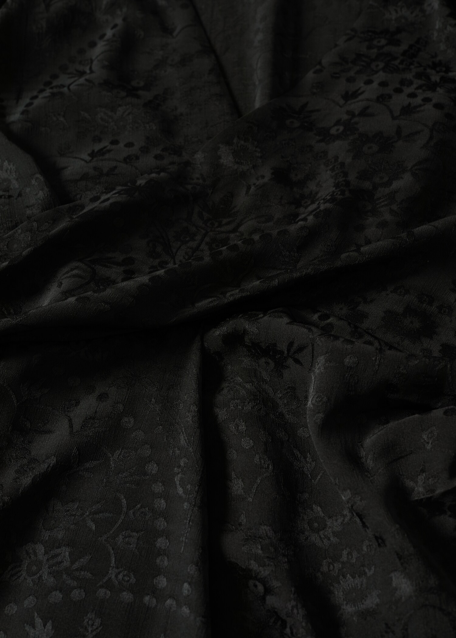 Vestido negro satinado - Detalle del artículo 8