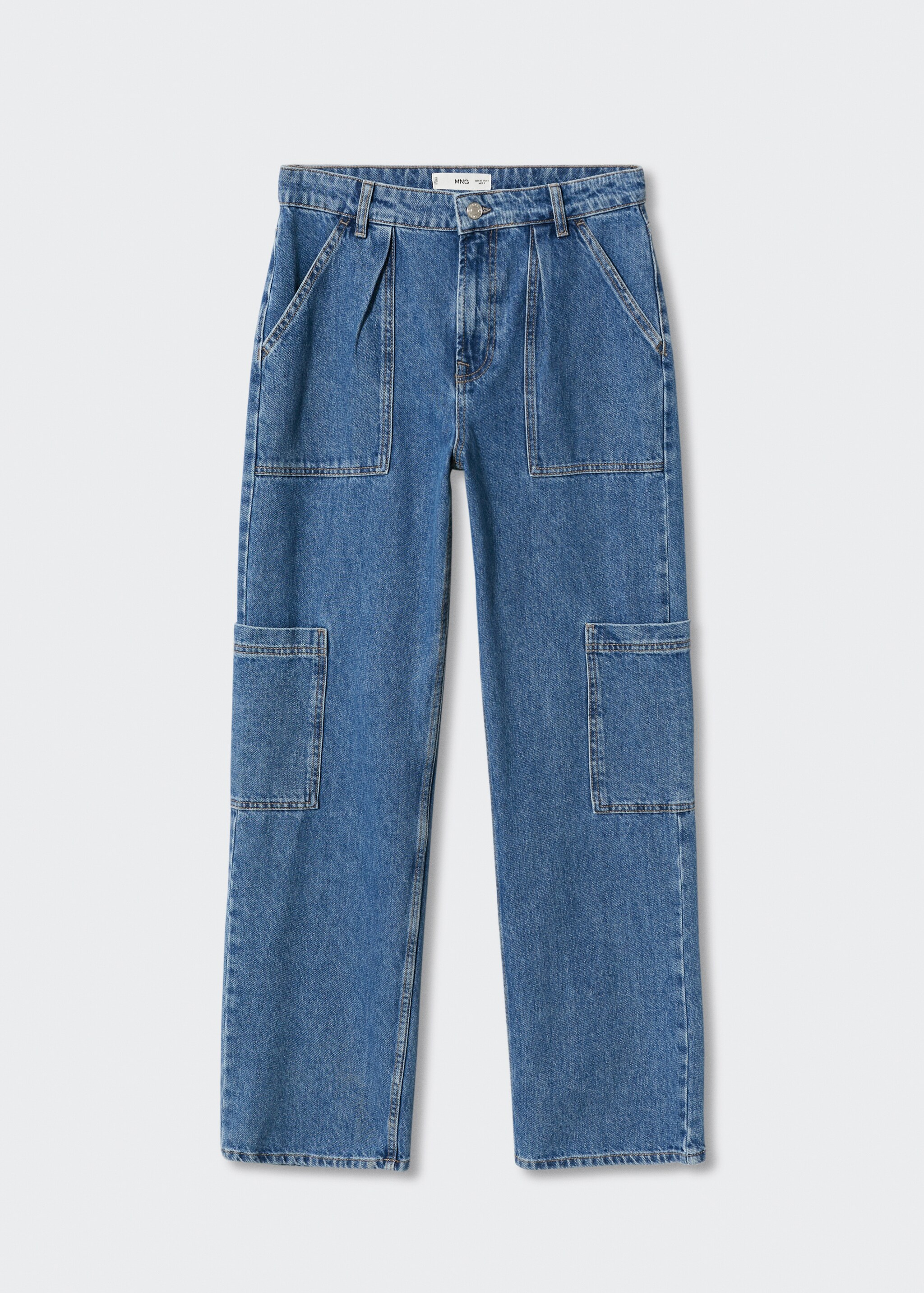 Cargo-Jeans mit Bundfalten - Artikel ohne Model