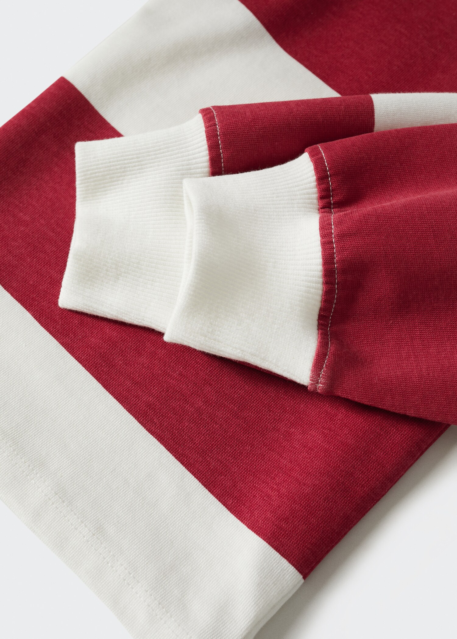 Pruhované bavlněné tričko polo - Detail zboží 8