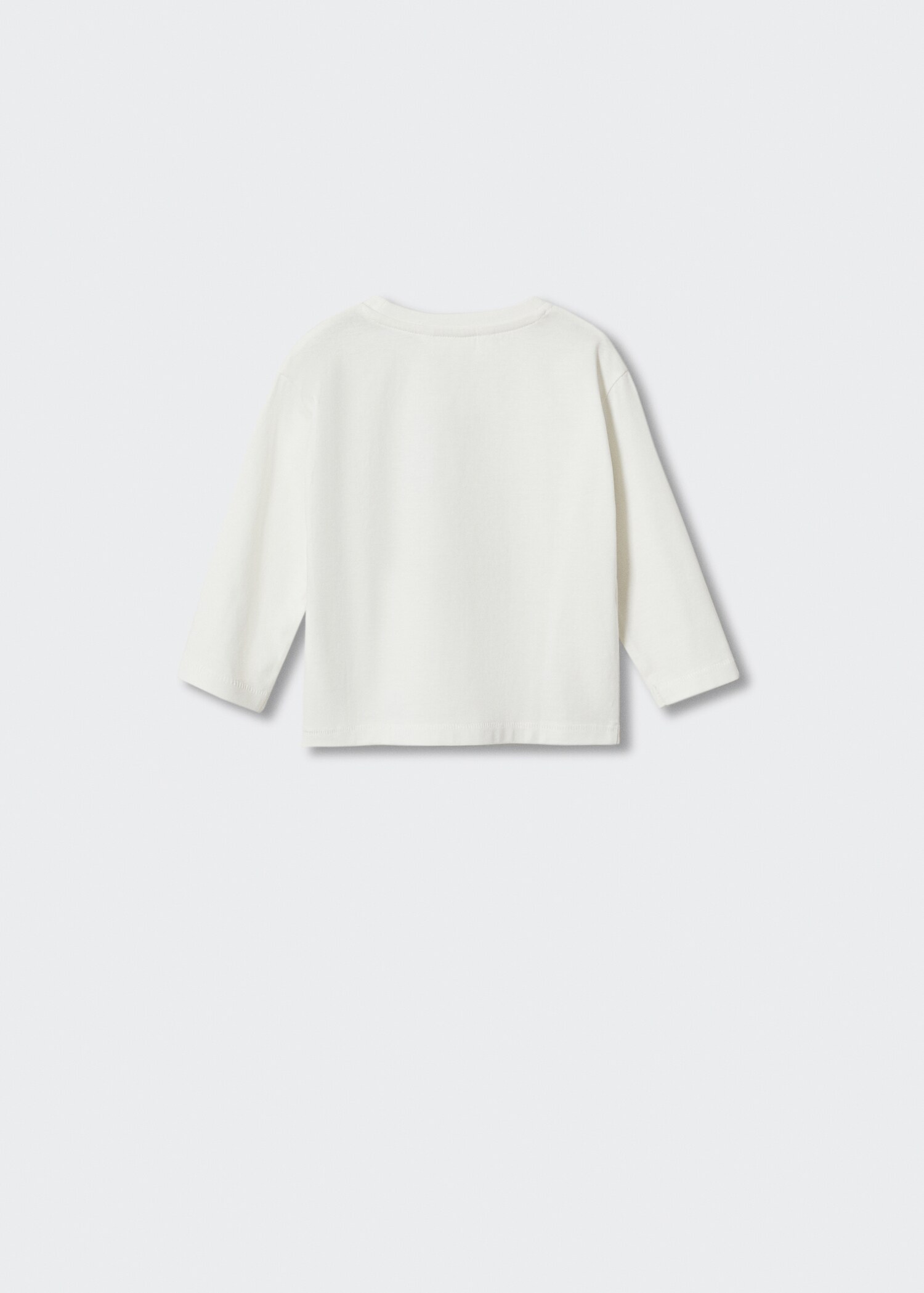 Printed long sleeve t-shirt - Reverse of the article