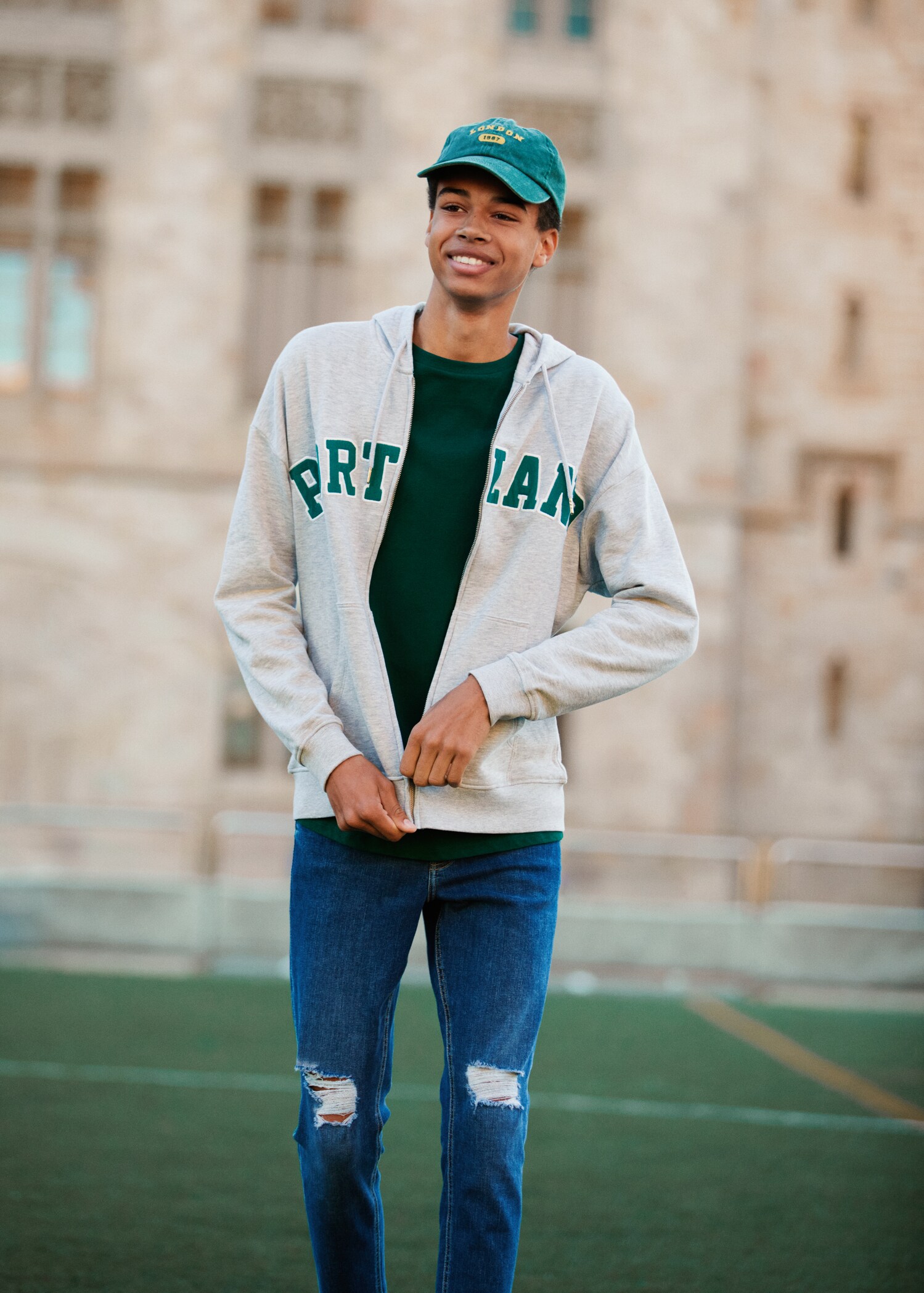 Sudadera cremallera mensaje - Detalle del artículo 5
