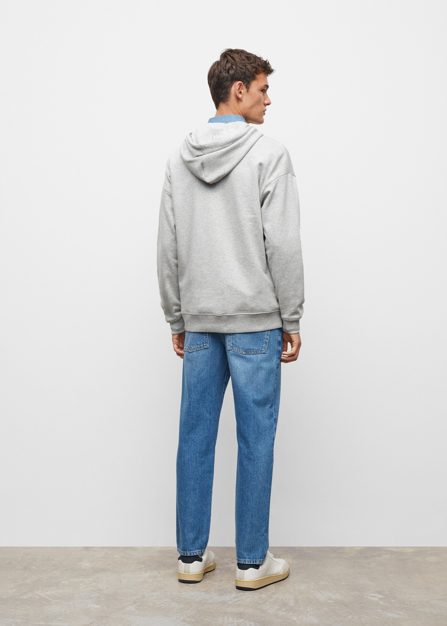 Sudadera cremallera mensaje - Reverso del artículo