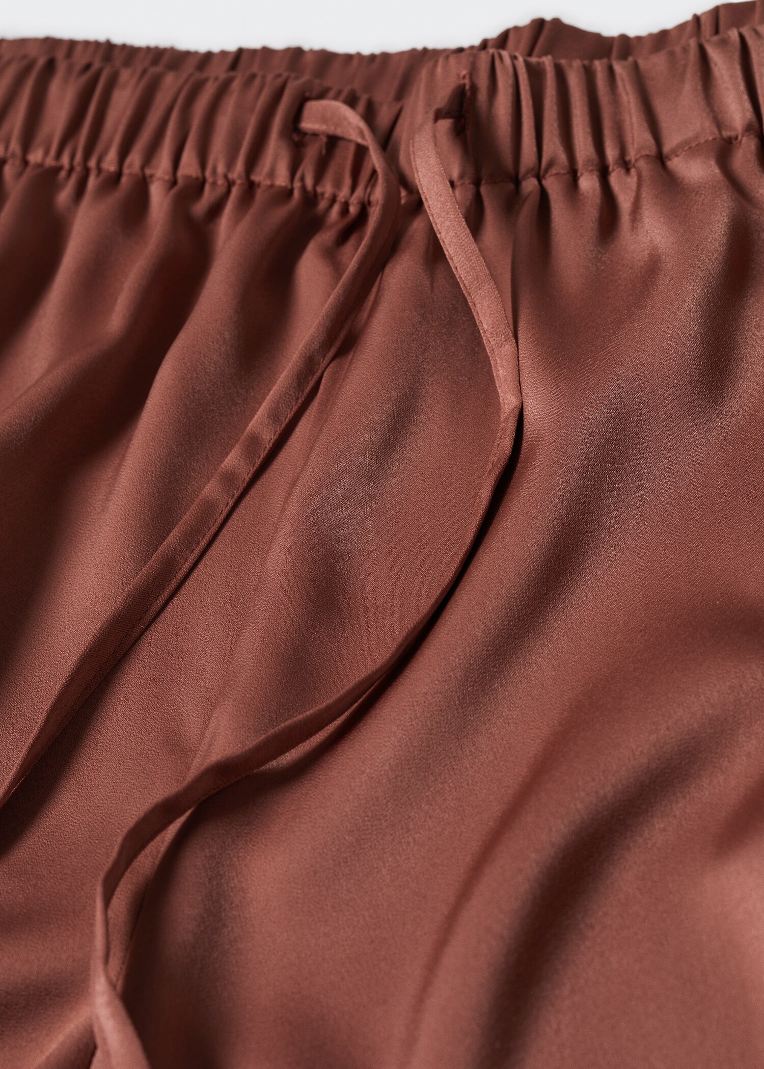 Satin pyjama trousers - Details of the article 8