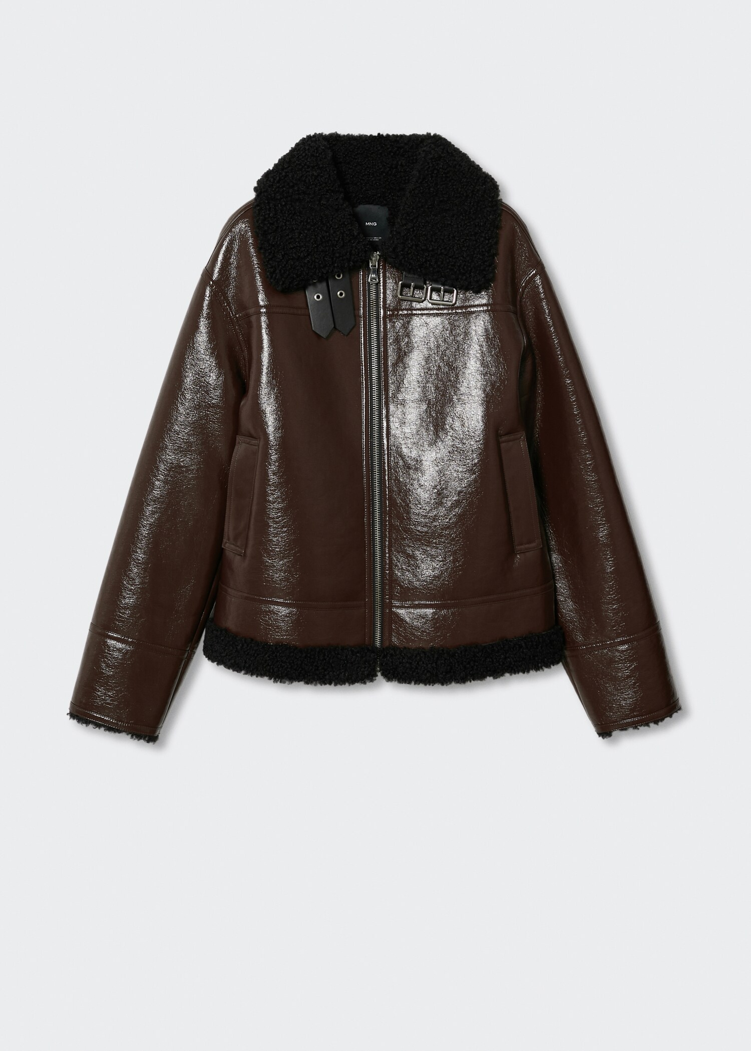 Chaqueta doble faz efecto piel - Artículo sin modelo