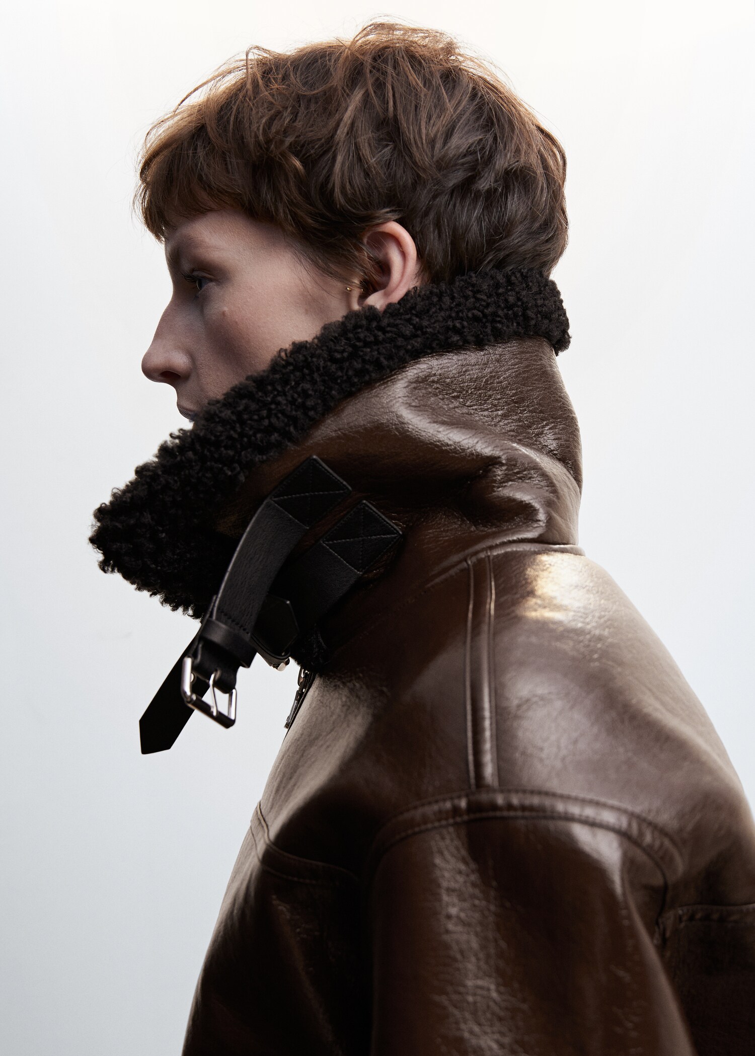 Chaqueta doble faz efecto piel - Detalle del artículo 6