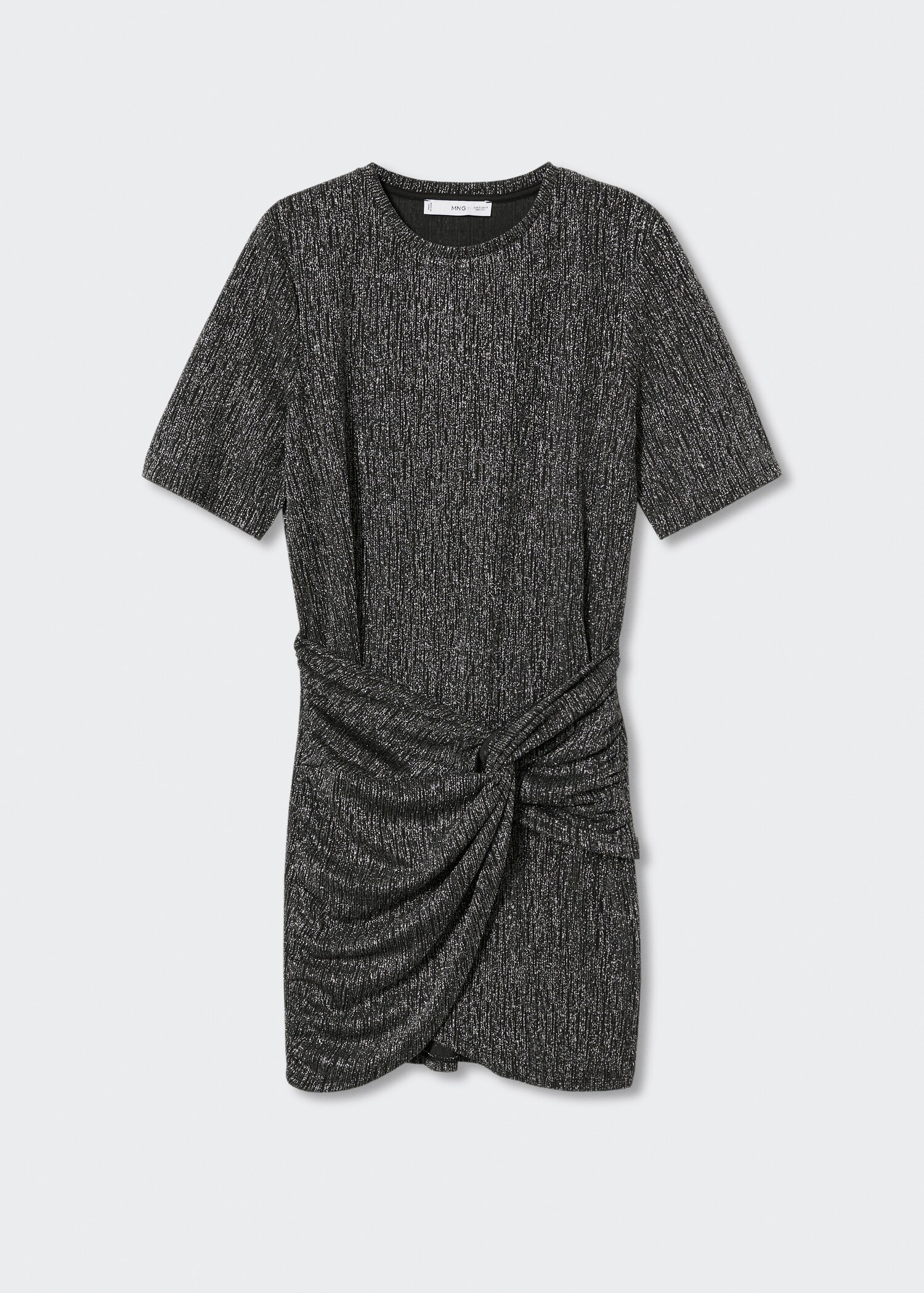 Lurex-Kleid mit Knotendetail - Artikel ohne Model