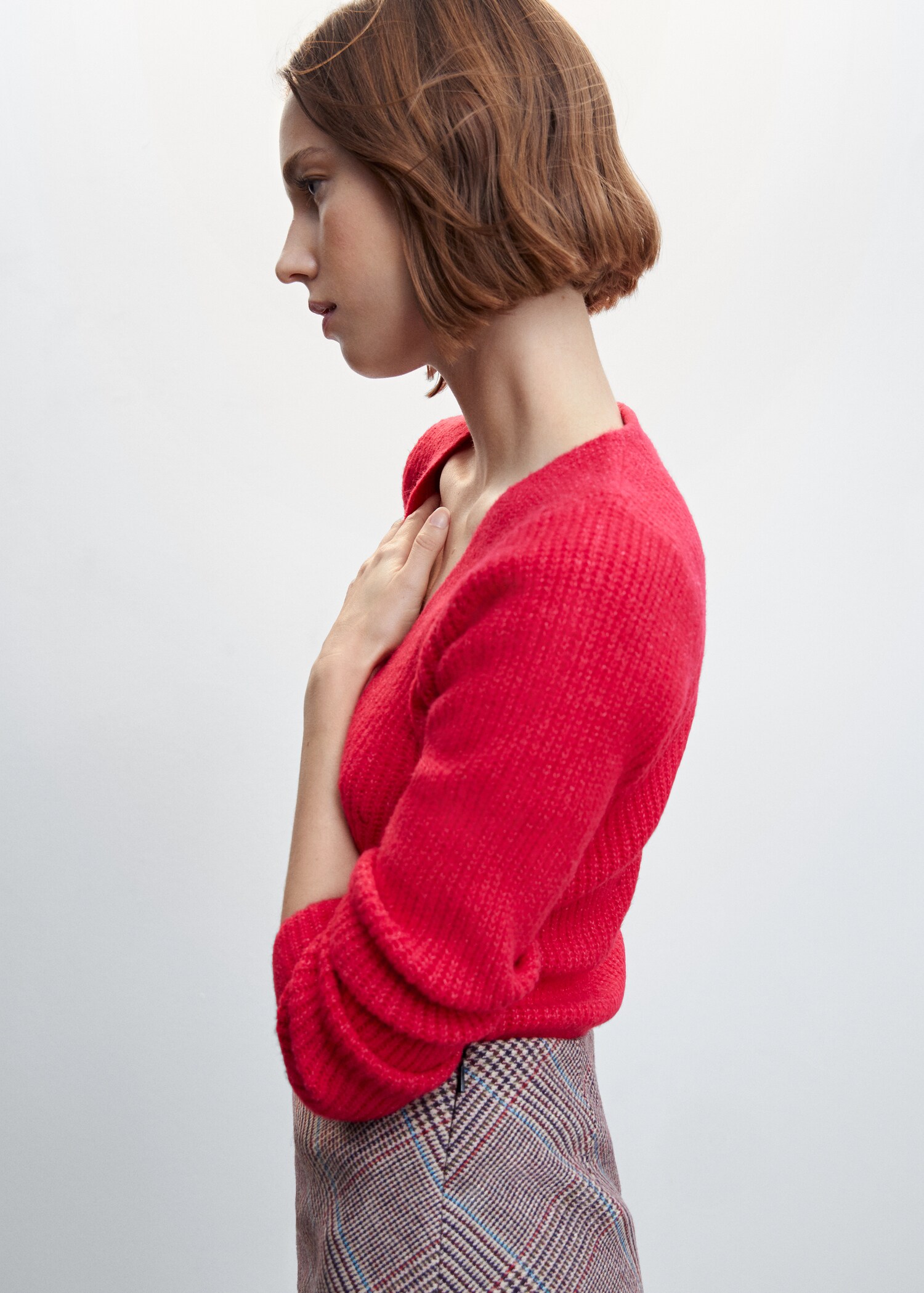 Pullover mit V-Ausschnitt - Detail des Artikels 6