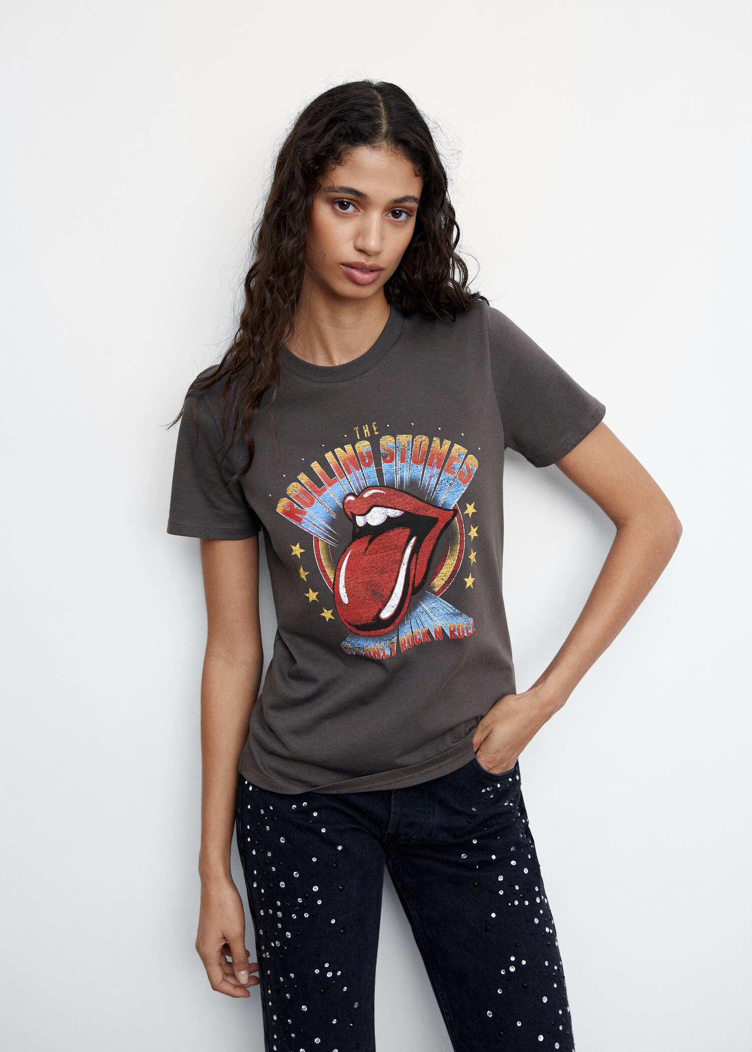 T-Shirt The Rolling Stones - Mittlere Ansicht