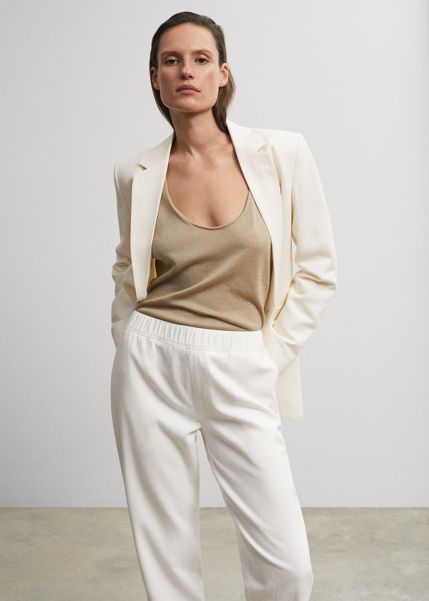 Relaxed Fit-Jogger Pants - Mittlere Ansicht