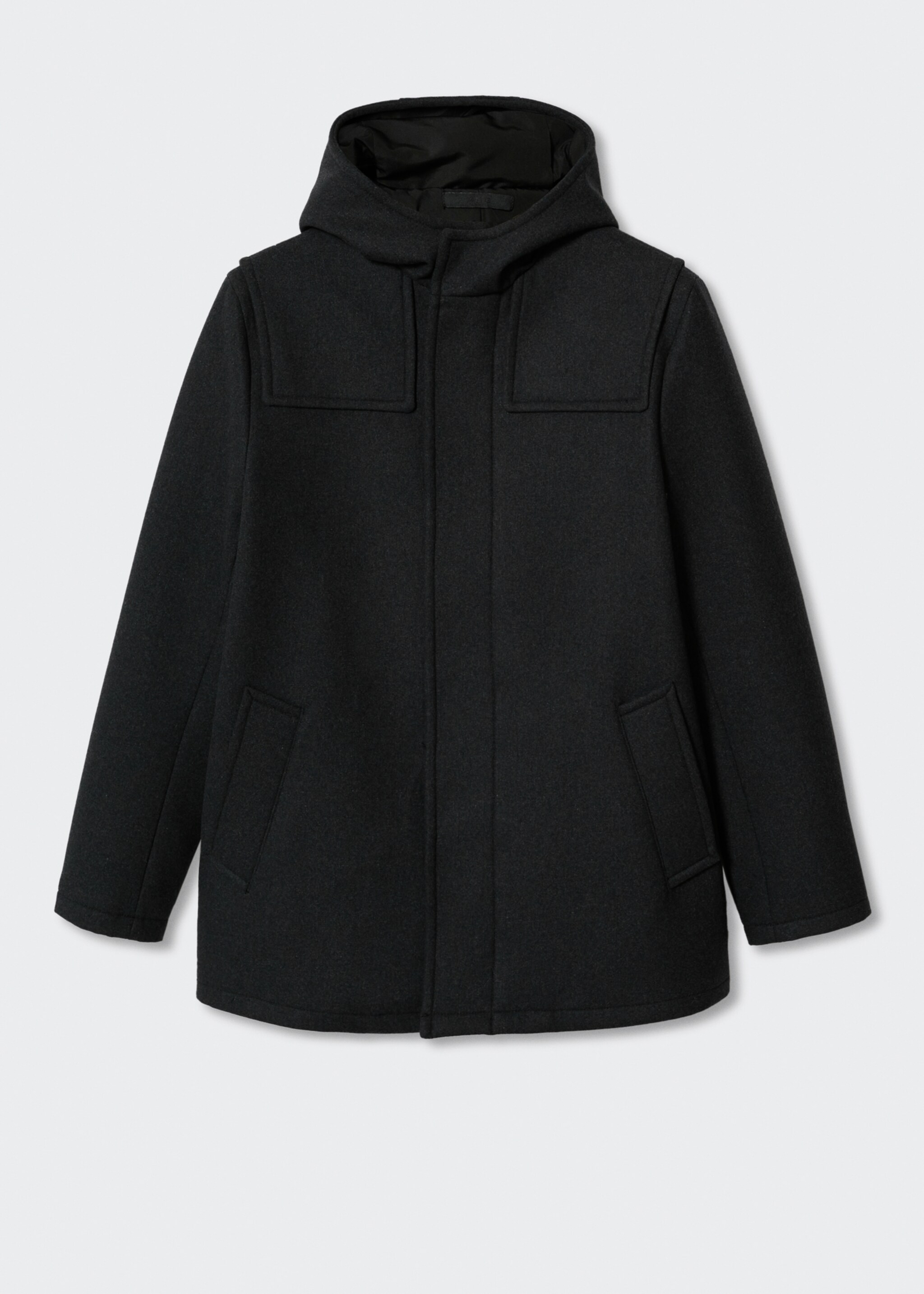 Wolljacke mit Kapuze - Artikel ohne Model