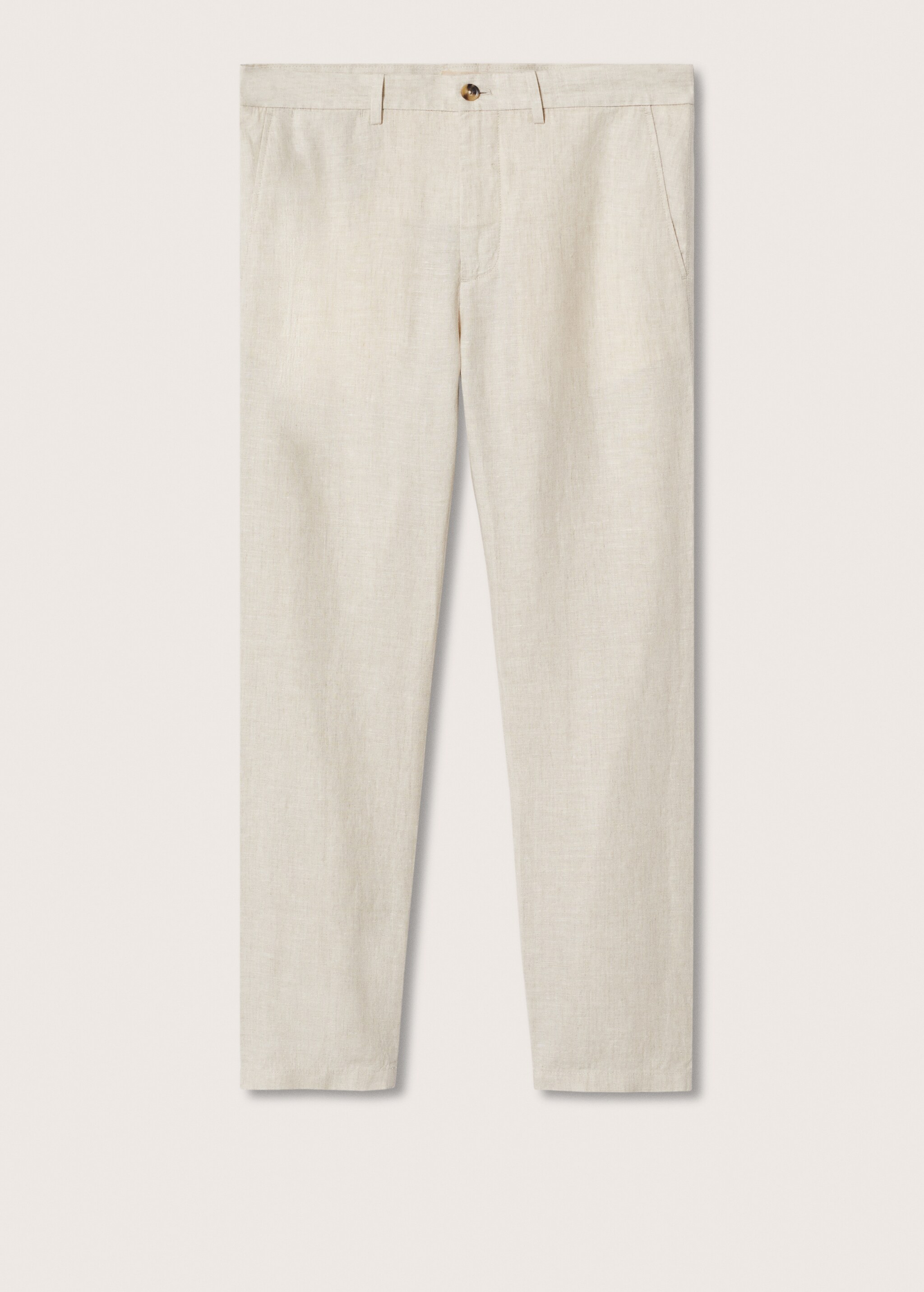 Slim fit linen trousers - Article without model