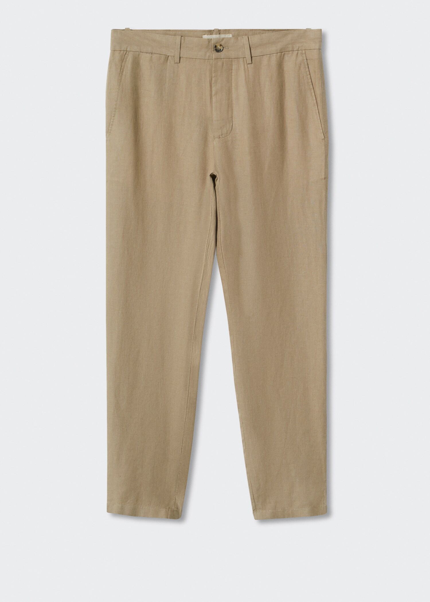 Slim fit linen trousers - Article without model