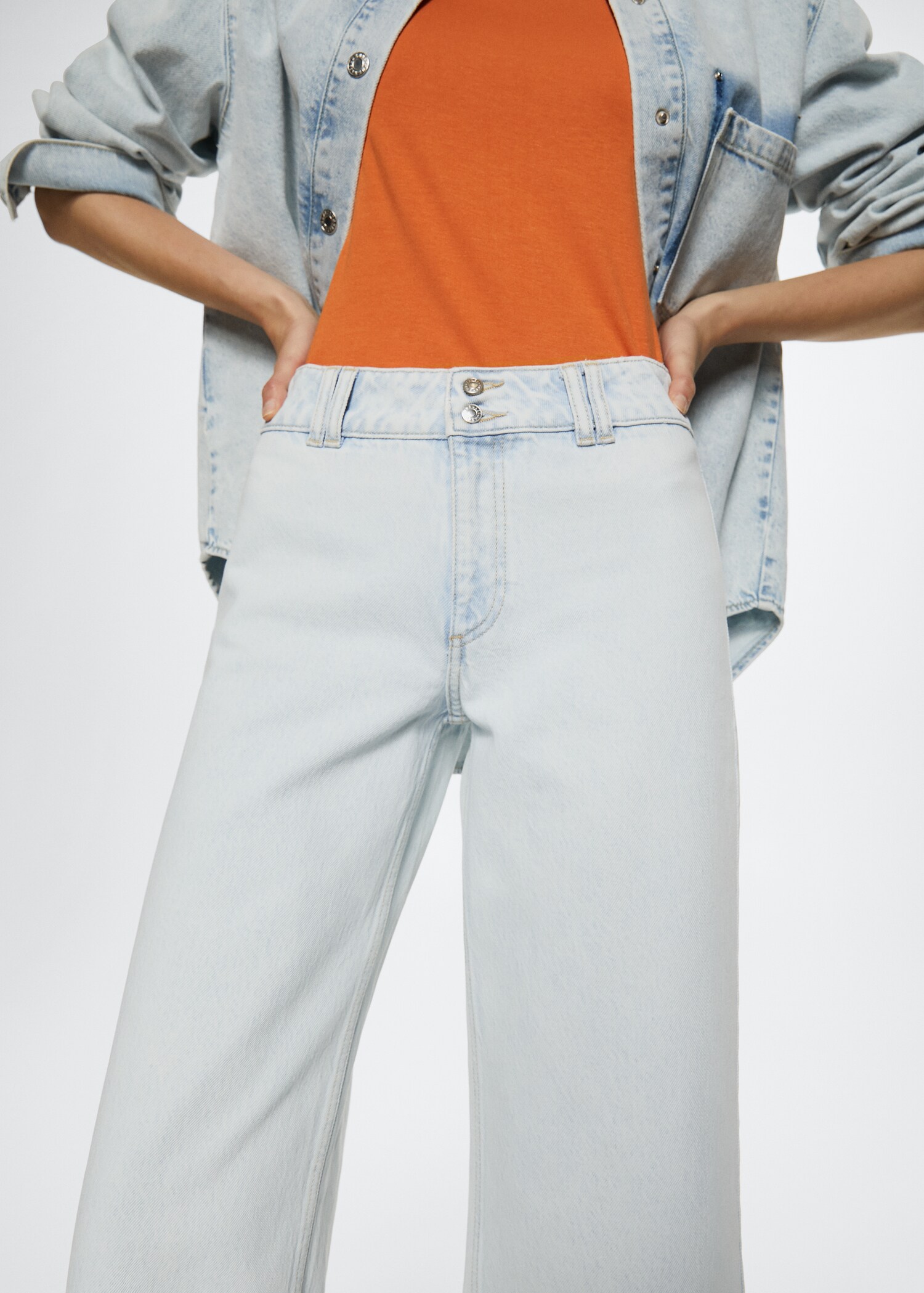 Jean taille normale wideleg - Plan moyen