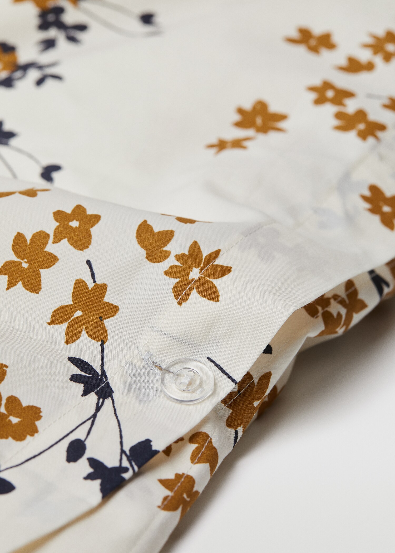 Floral embroidered duvet cover superking bed - Medium plane