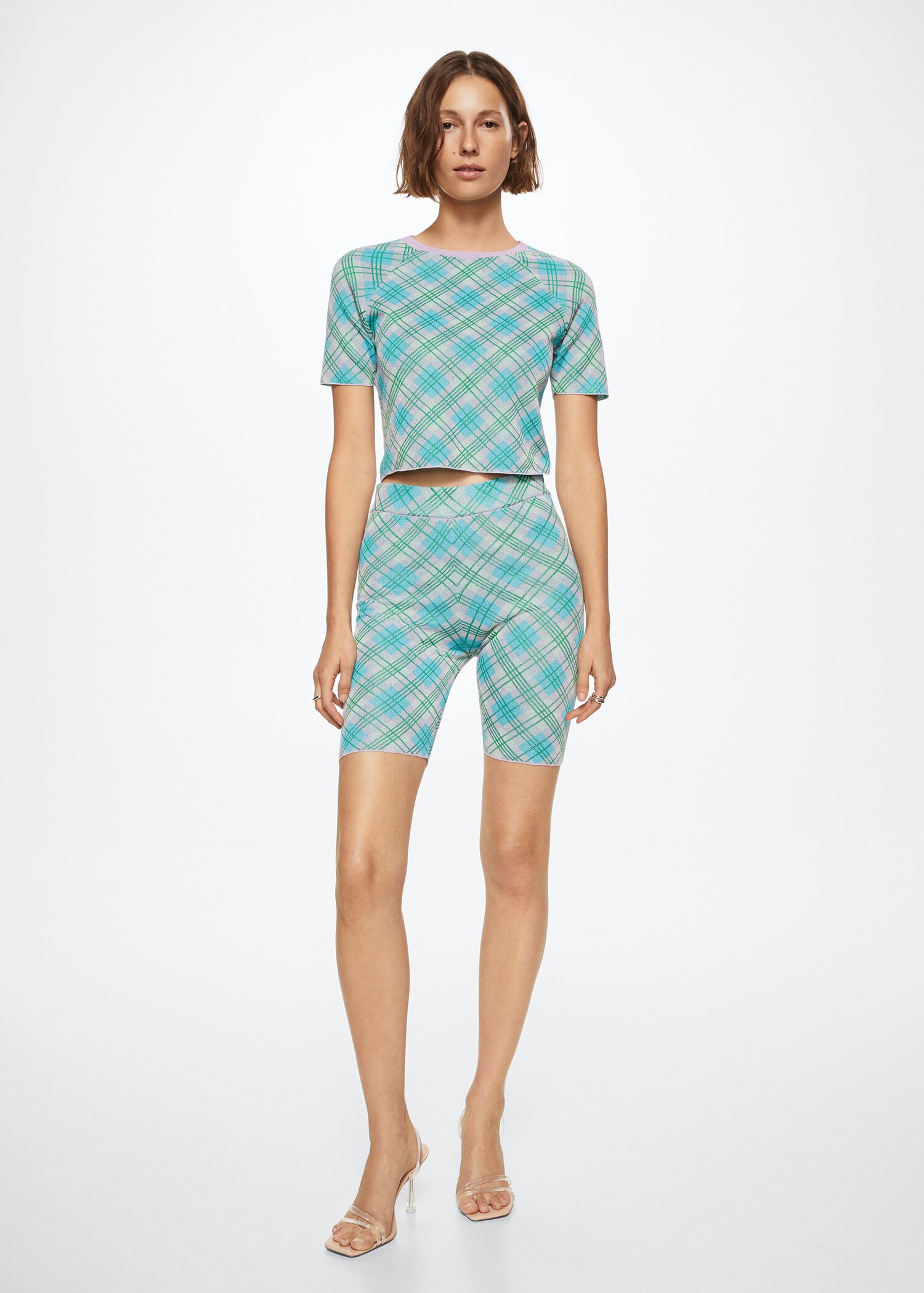 Knitted cropped top - Details of the article 2