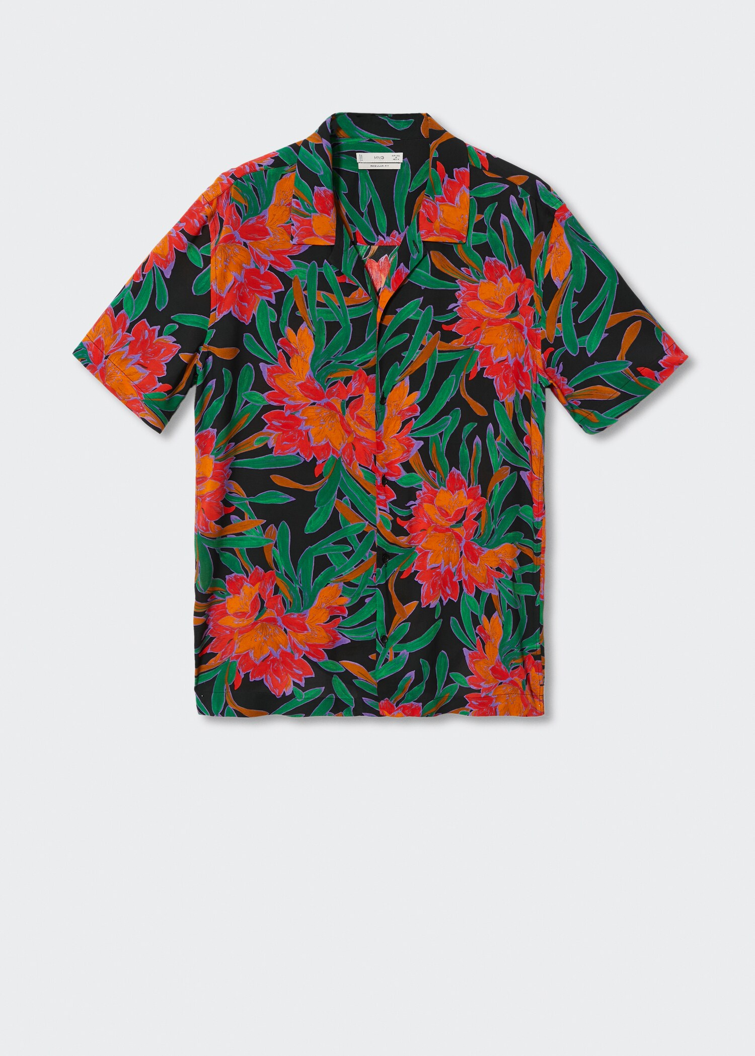 Printed flowy shirt - Article without model