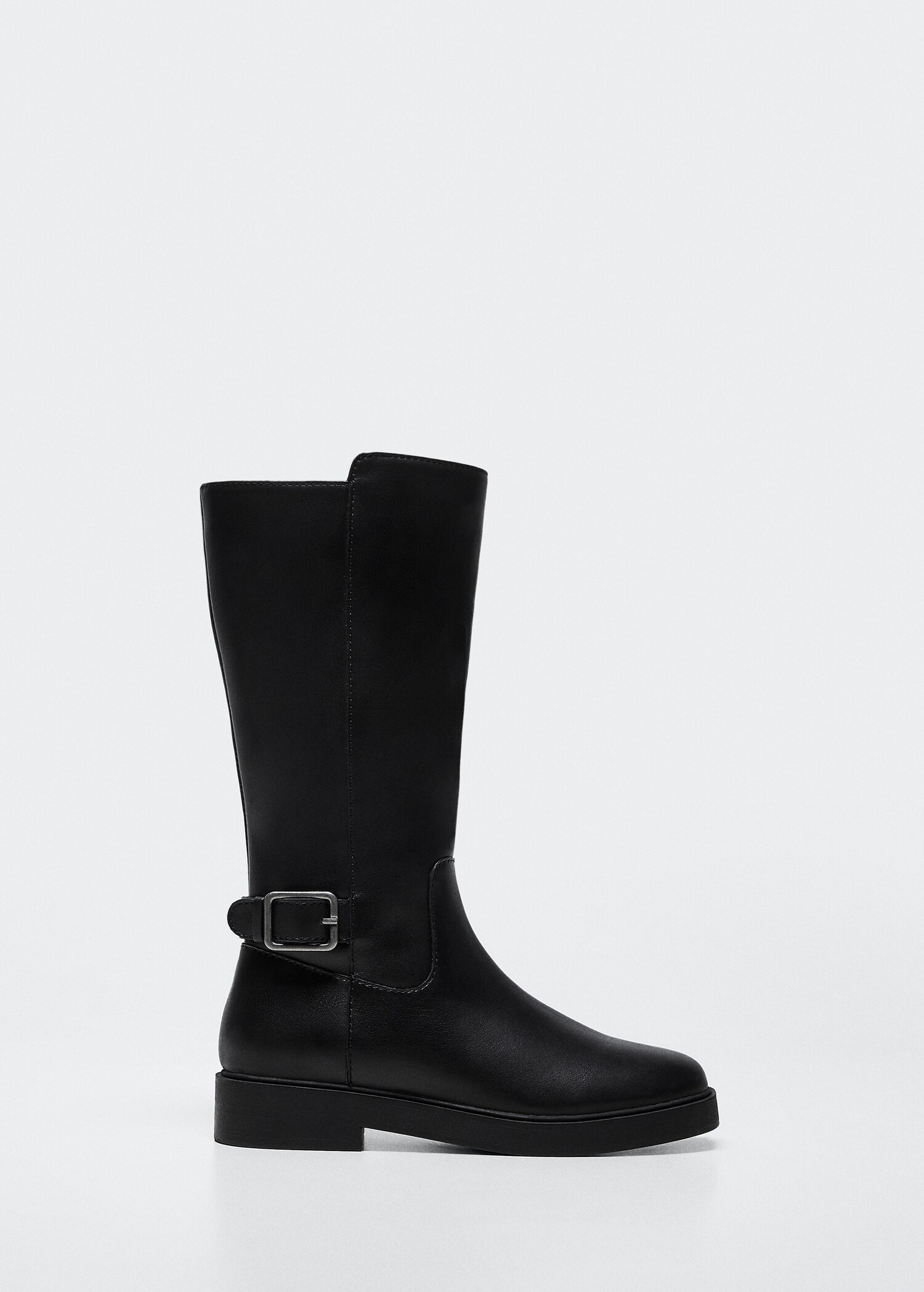 Leather boots with tall leg - Article without model