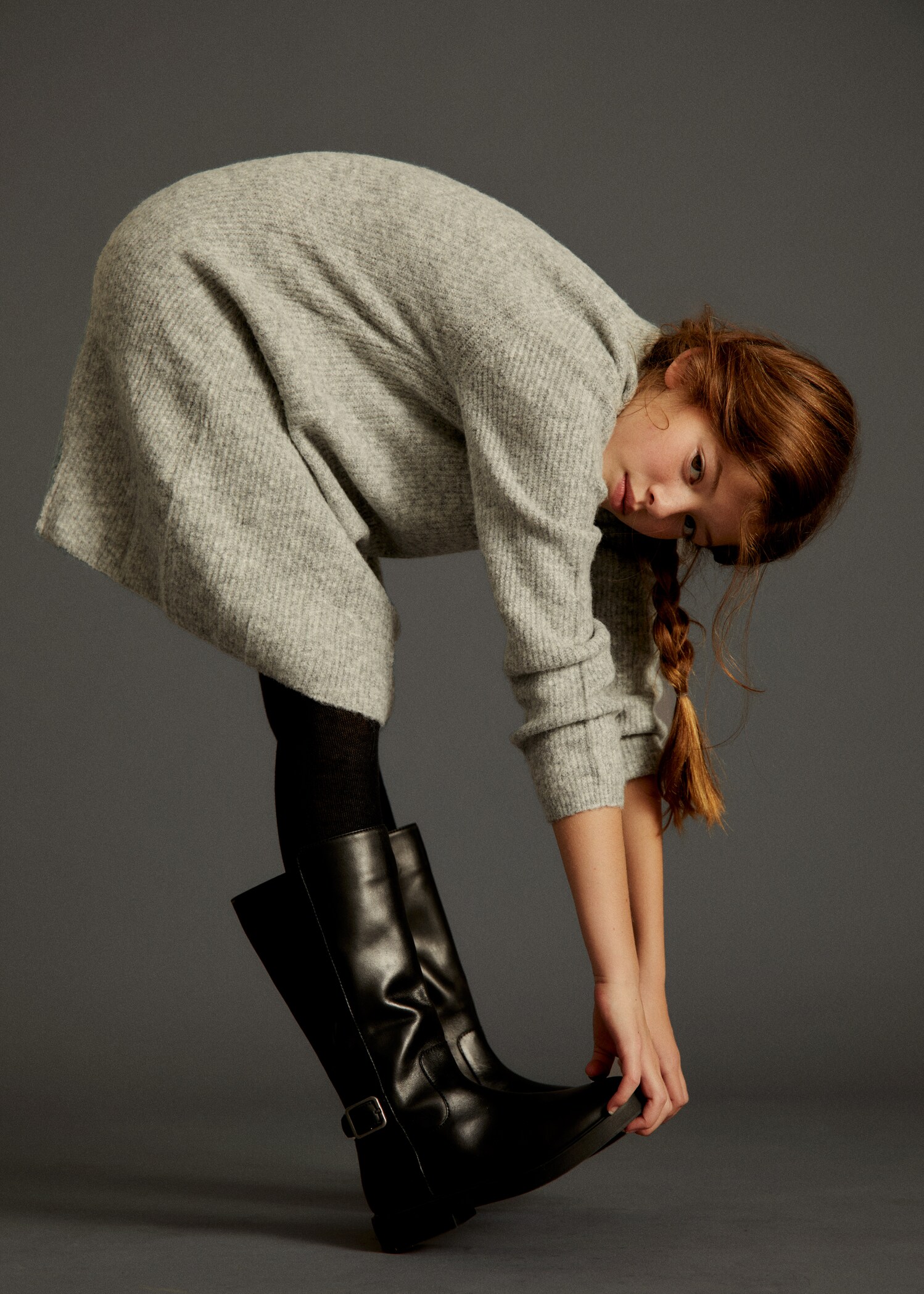 Leather boots with tall leg - Details of the article 5