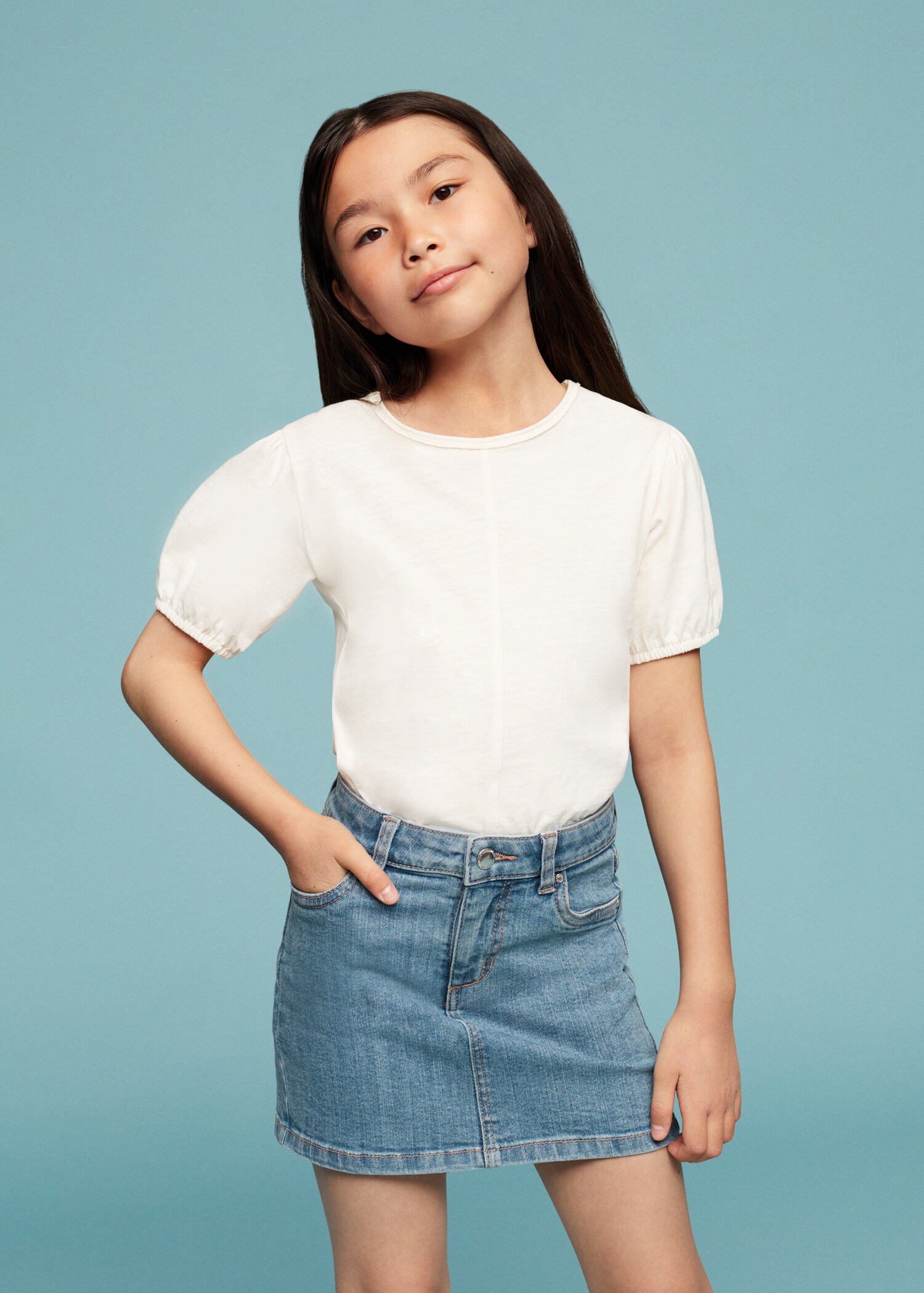 Denim skirt - Details of the article 1