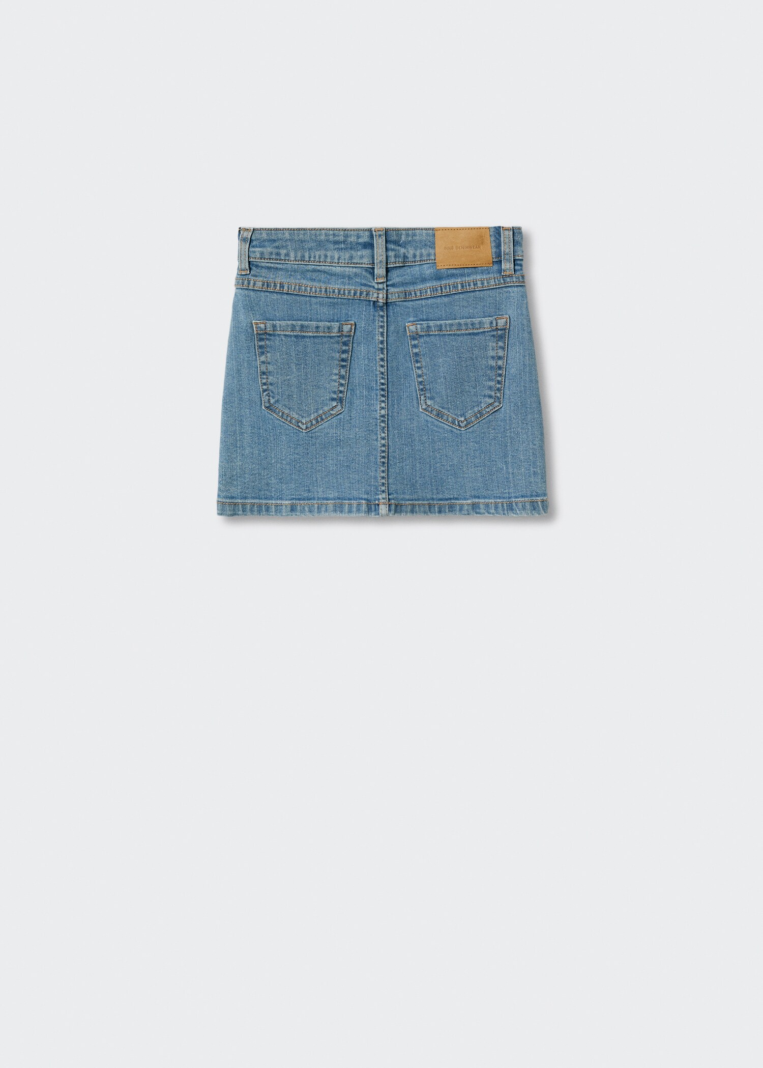 Denim skirt - Reverse of the article