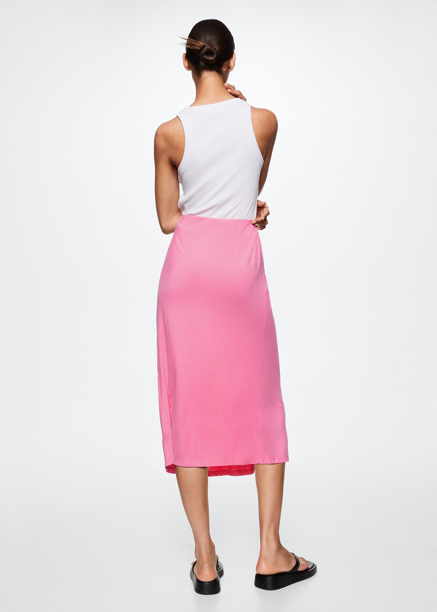 Decorative knot skirt - Reverse of the article
