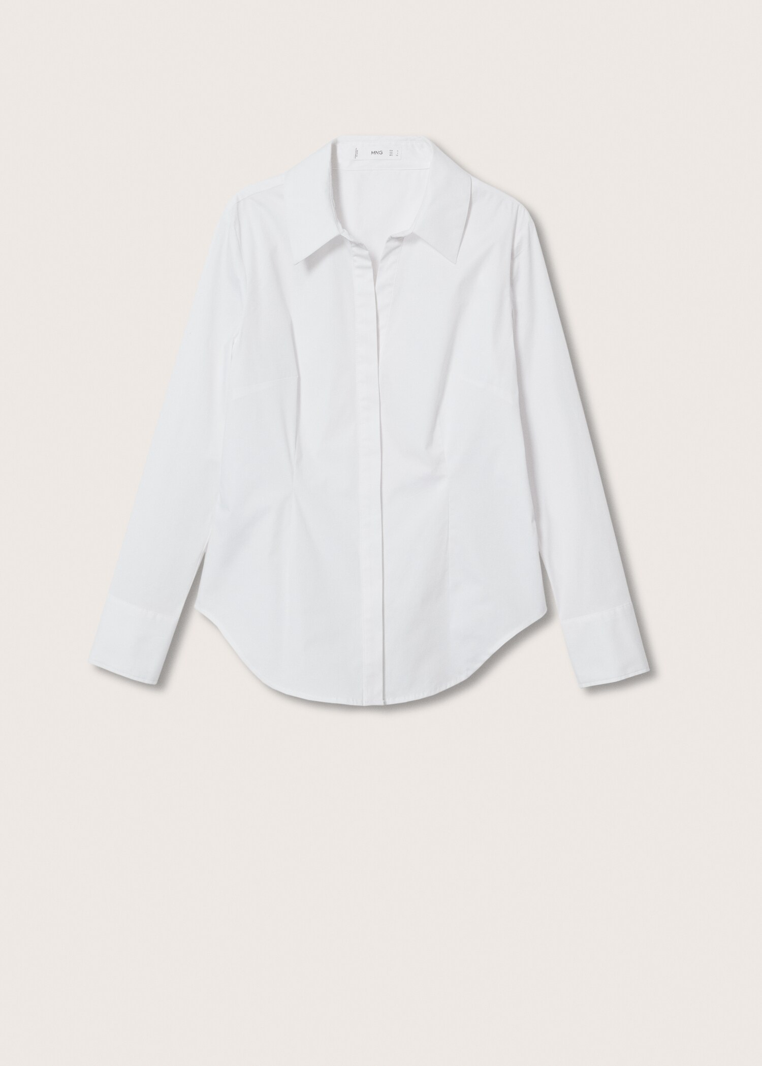 Essential cotton-blend shirt - Article without model