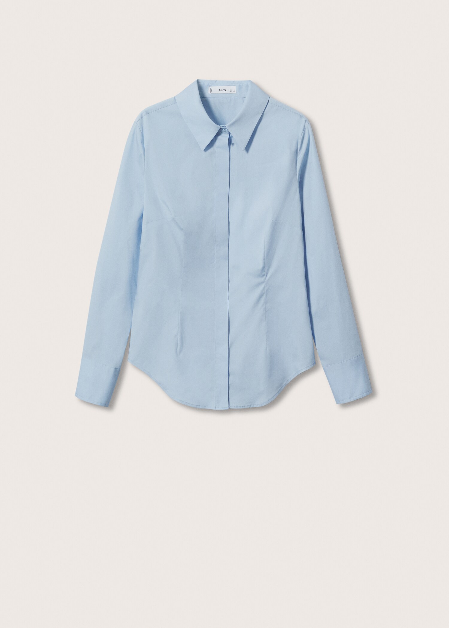 Essential cotton-blend shirt - Article without model