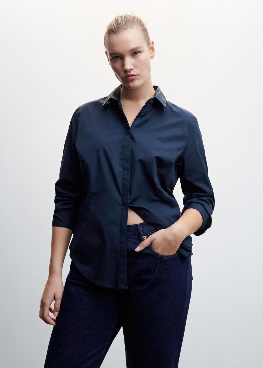 Camisa basica algodon