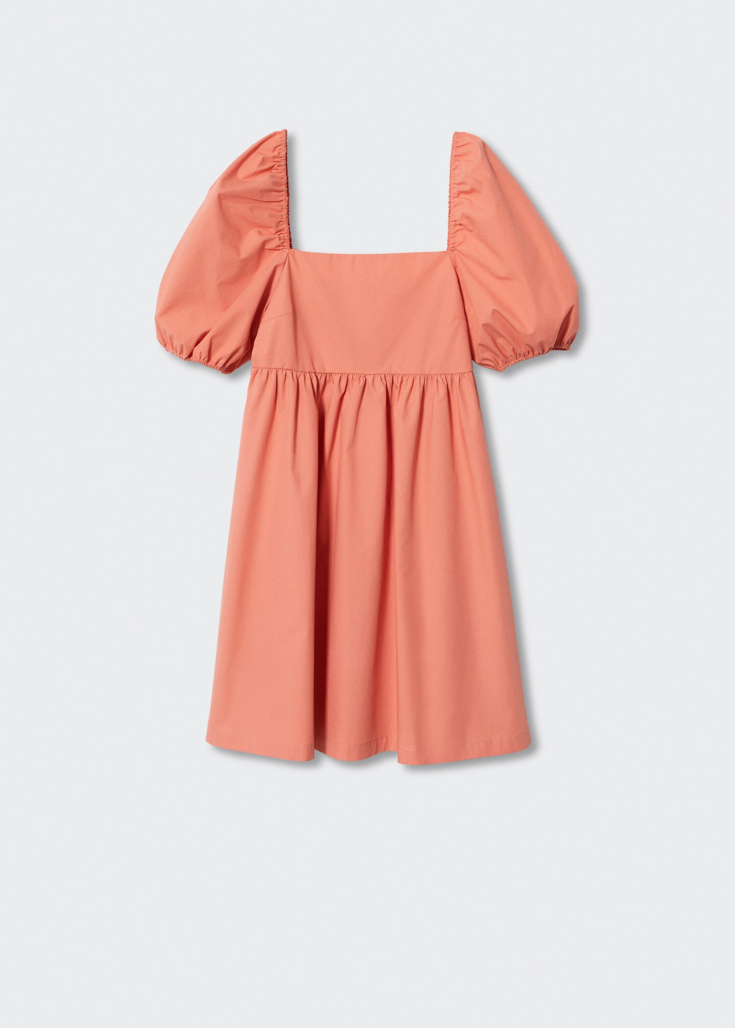 Puffed sleeves cotton dress - Article without model