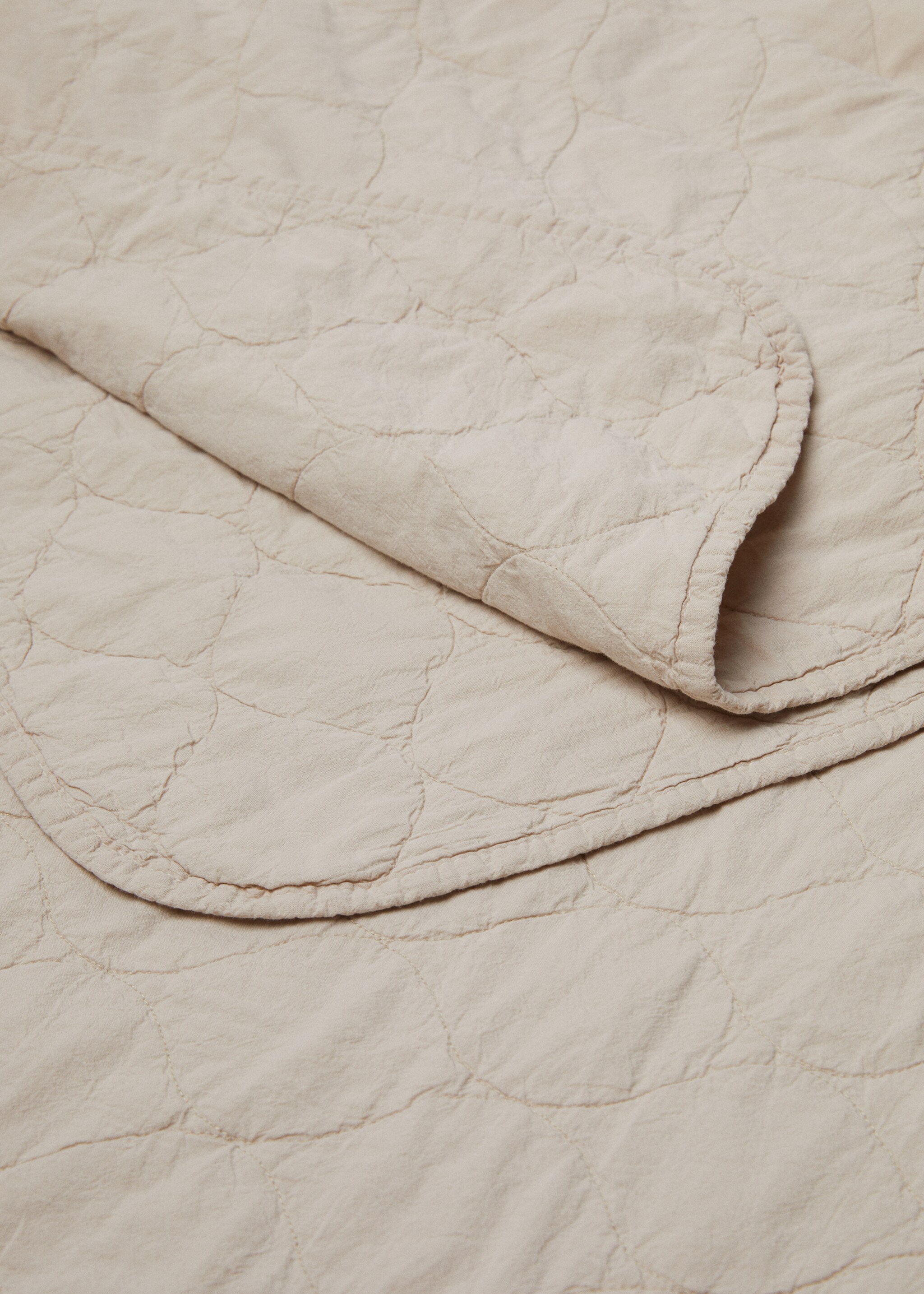Colcha de algodão acolchoada (cama 180/200 cm) - Plano médio