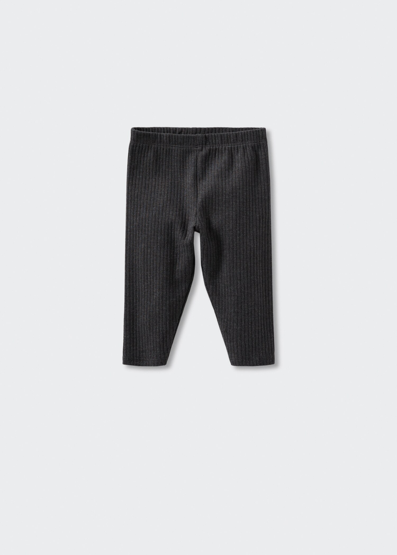 Cotton ribbed leggings - Article without model